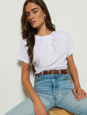 Fame Glow Salonie Pleated Tee