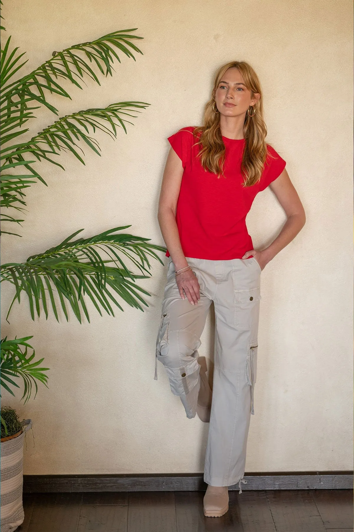 Slub Arwen Top Reinforced Hem