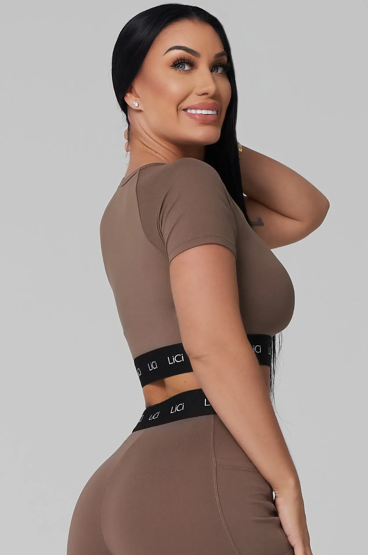 NonRestrictive Design Truffle Cozy Sport T-Shirt Top