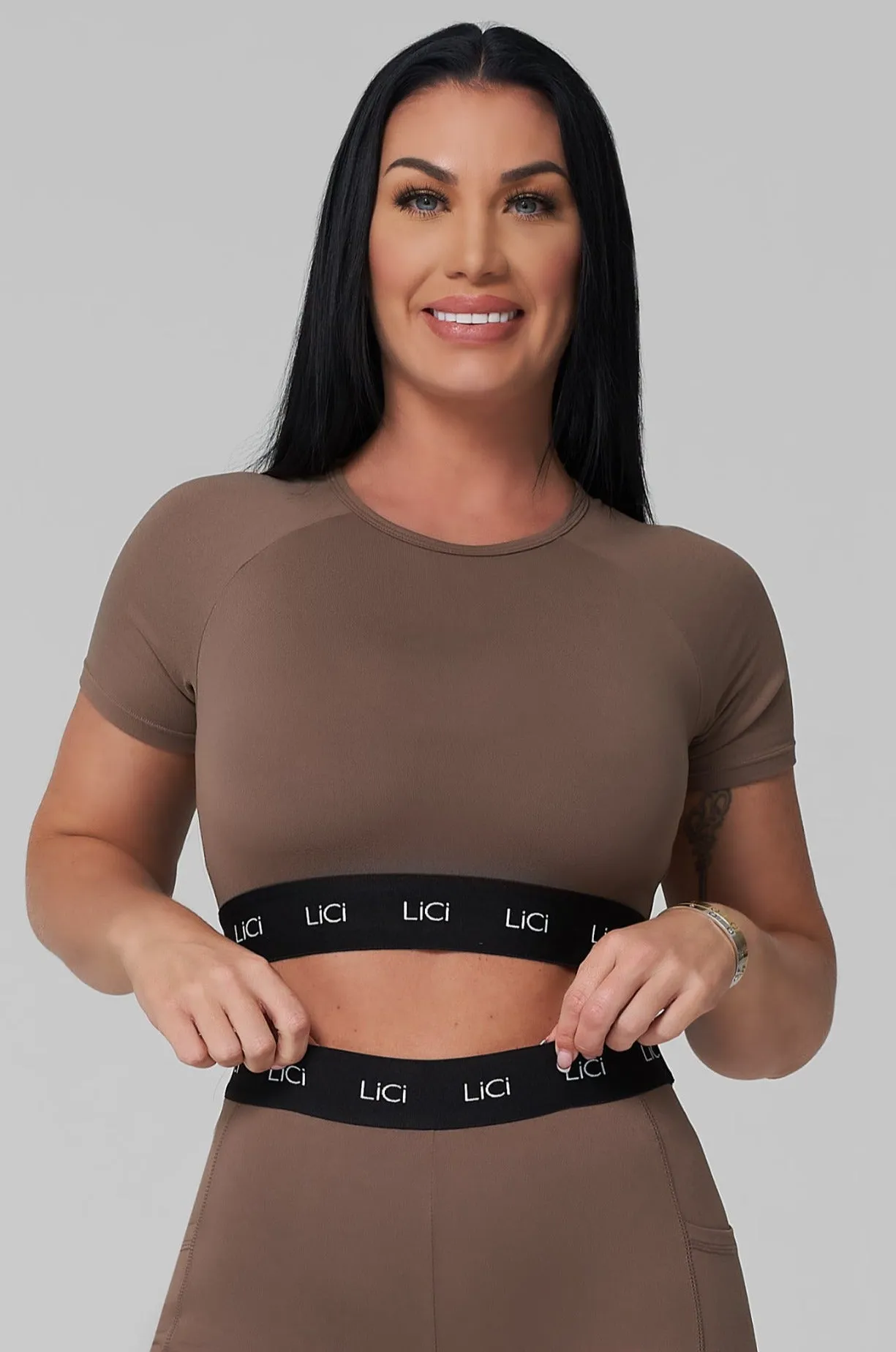 Truffle Cozy Sport T-Shirt Top ComfortStretch