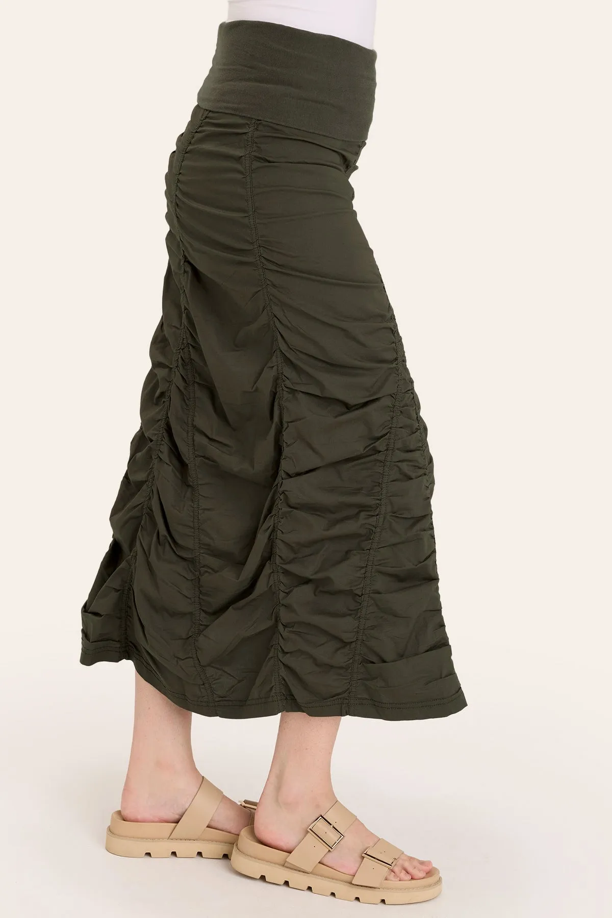 Machine Fit Rain Proof Gored Peasant Skirt