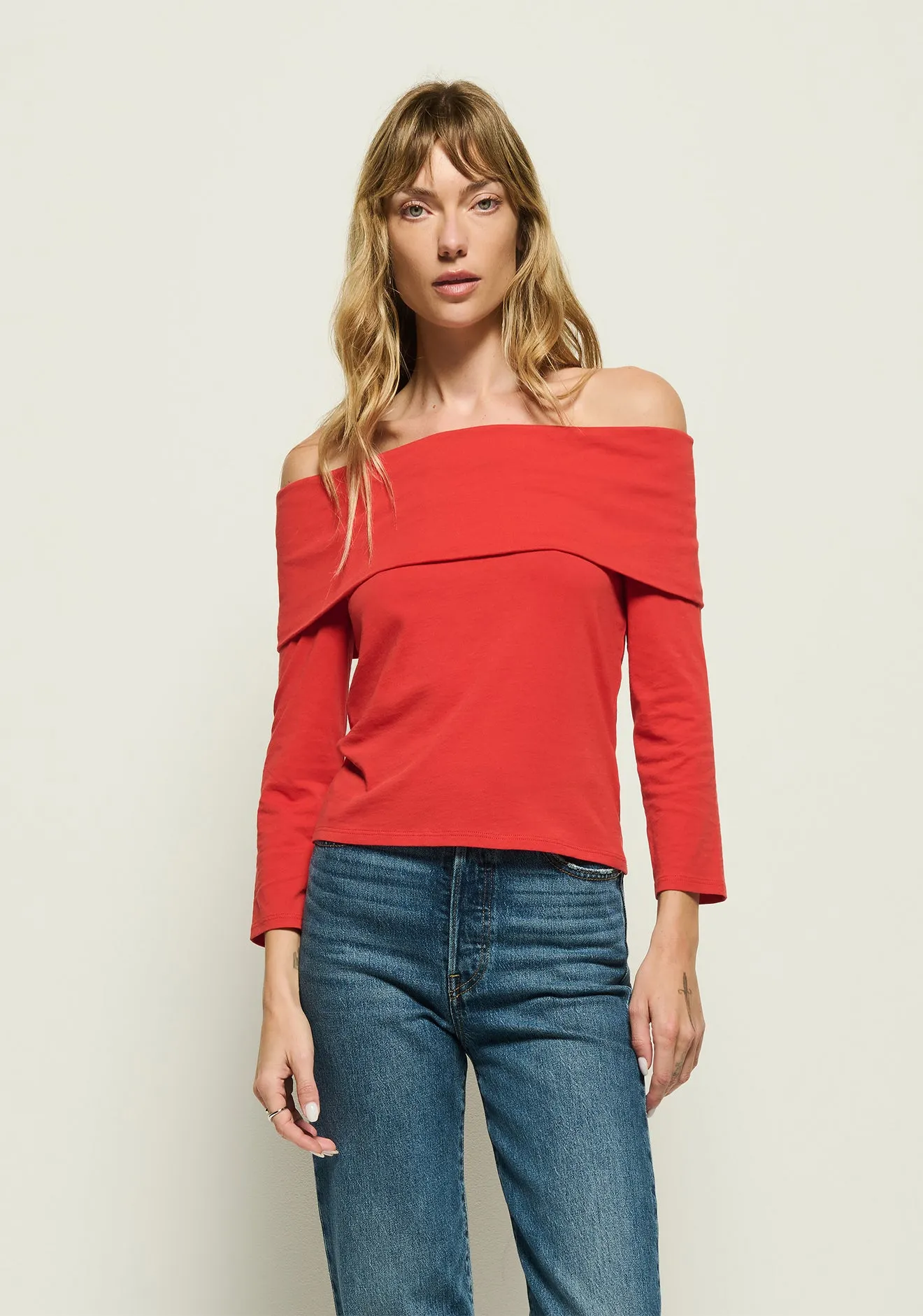 ReinforcedHems Cultural Fit Alexi Off Shoulder