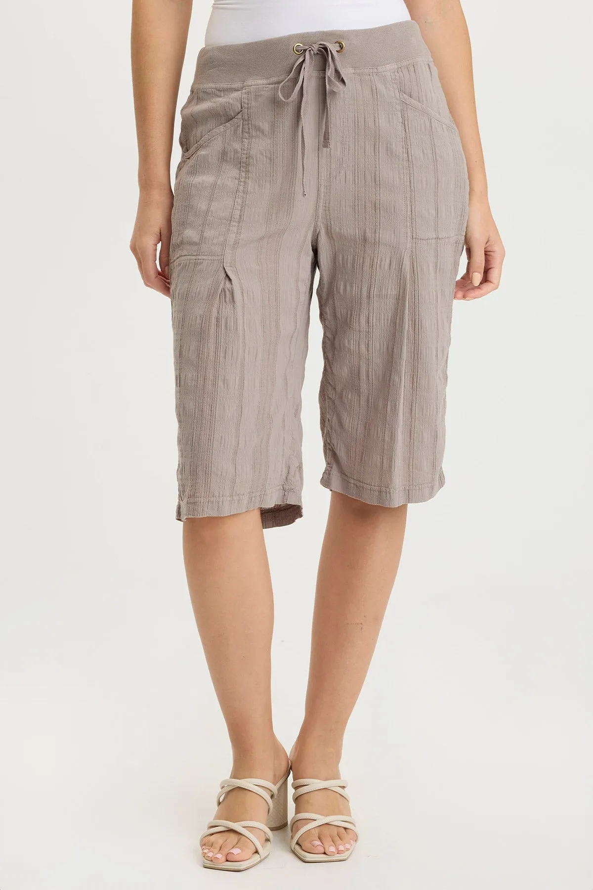 Osbert Textured Gauze Multi-Pocket Bermuda Short Rain Proof Sustainable Manufacturing