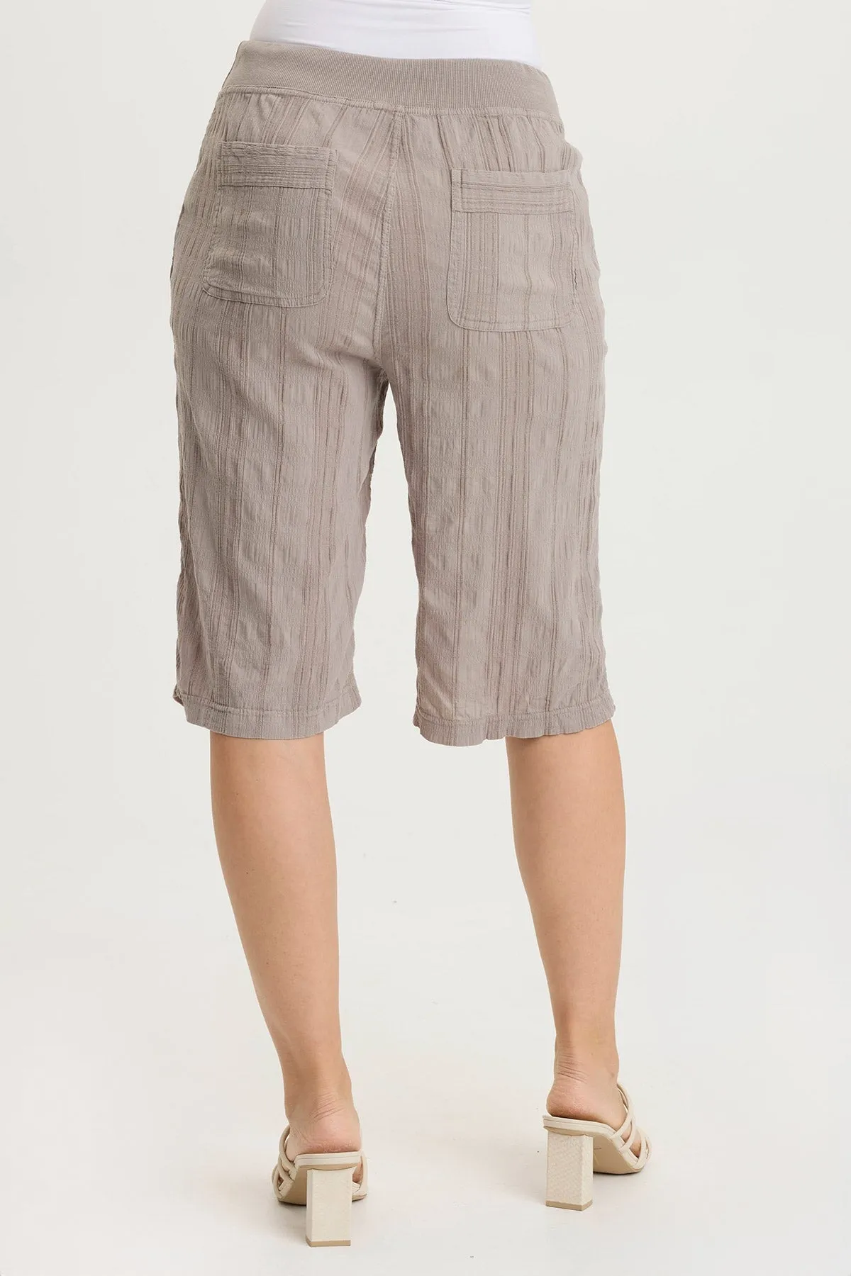 Osbert Textured Gauze Multi-Pocket Bermuda Short Eco Wear Joy Ease