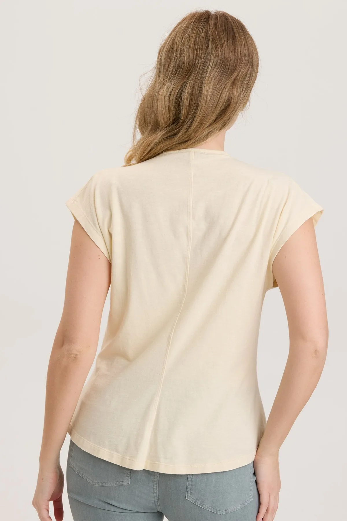 SoftTouch Seamless Design Slub Arwen Top