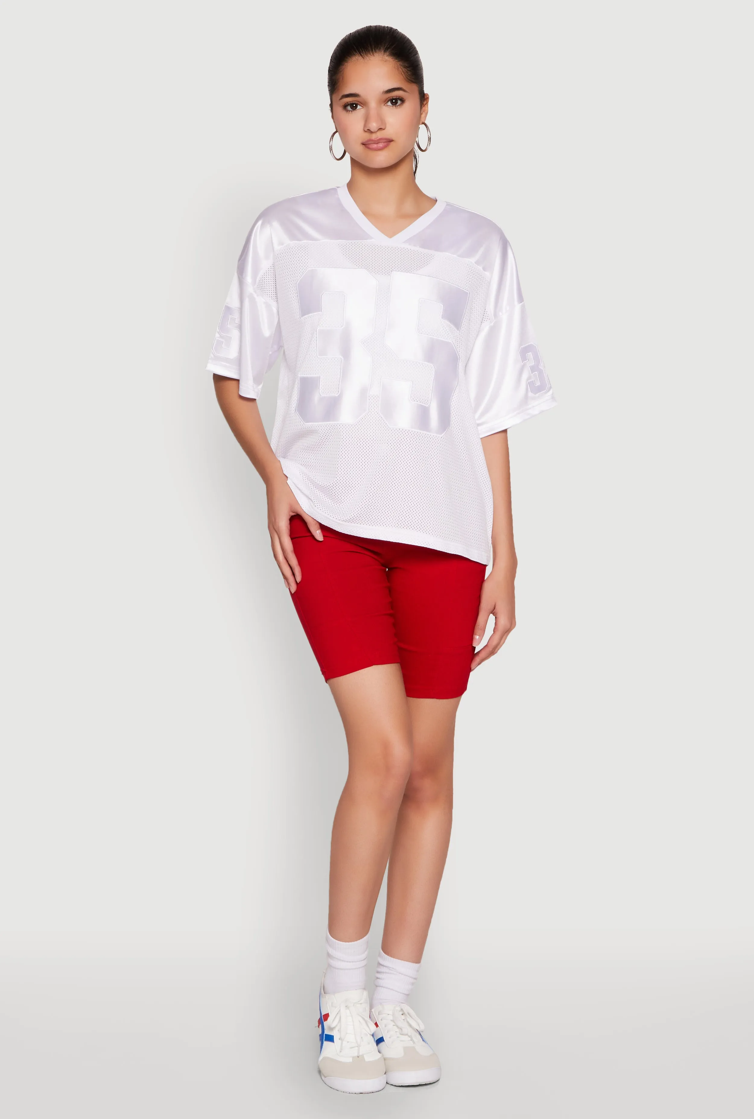 Satin Football Jersey Casual Touch
