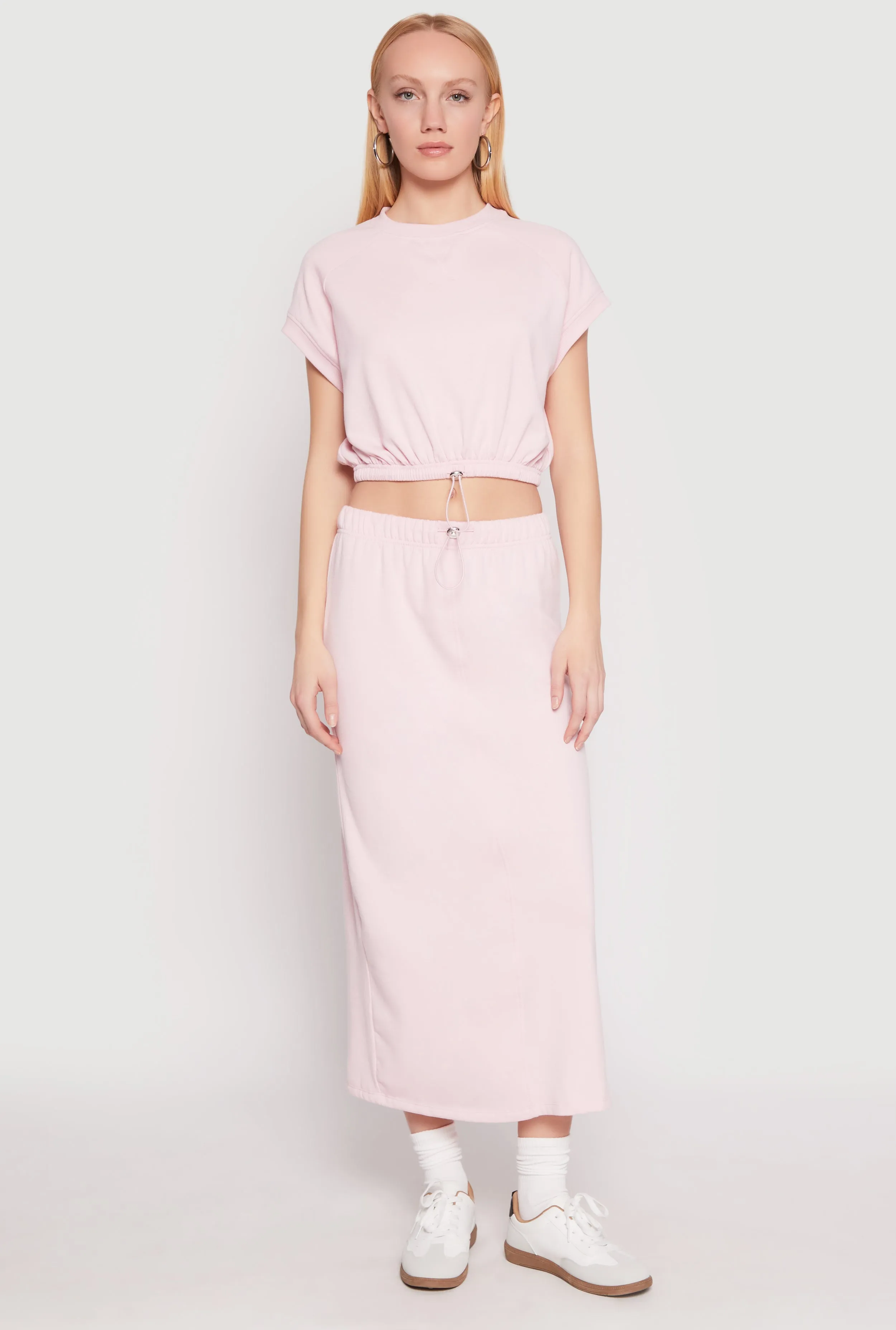 Almost Famous Fleece Maxi Skirt understated look Resort Vacation