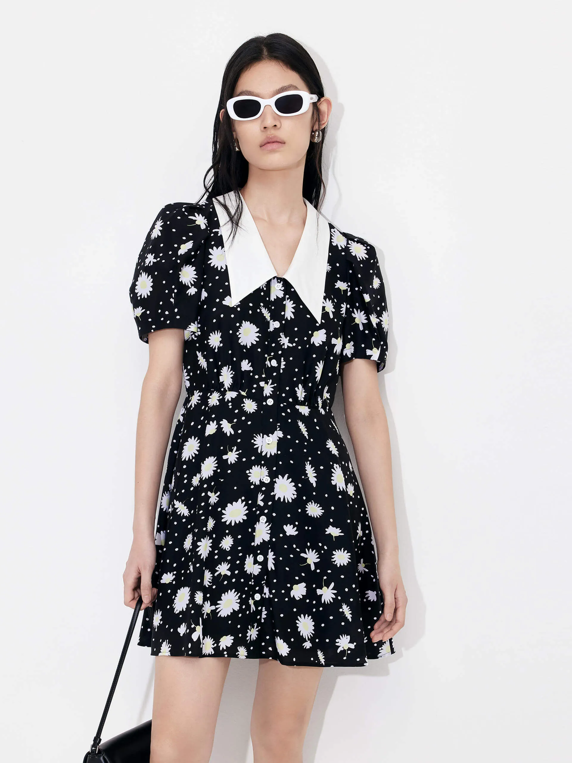 Silk Blend Printed Dress Dress for warm weather