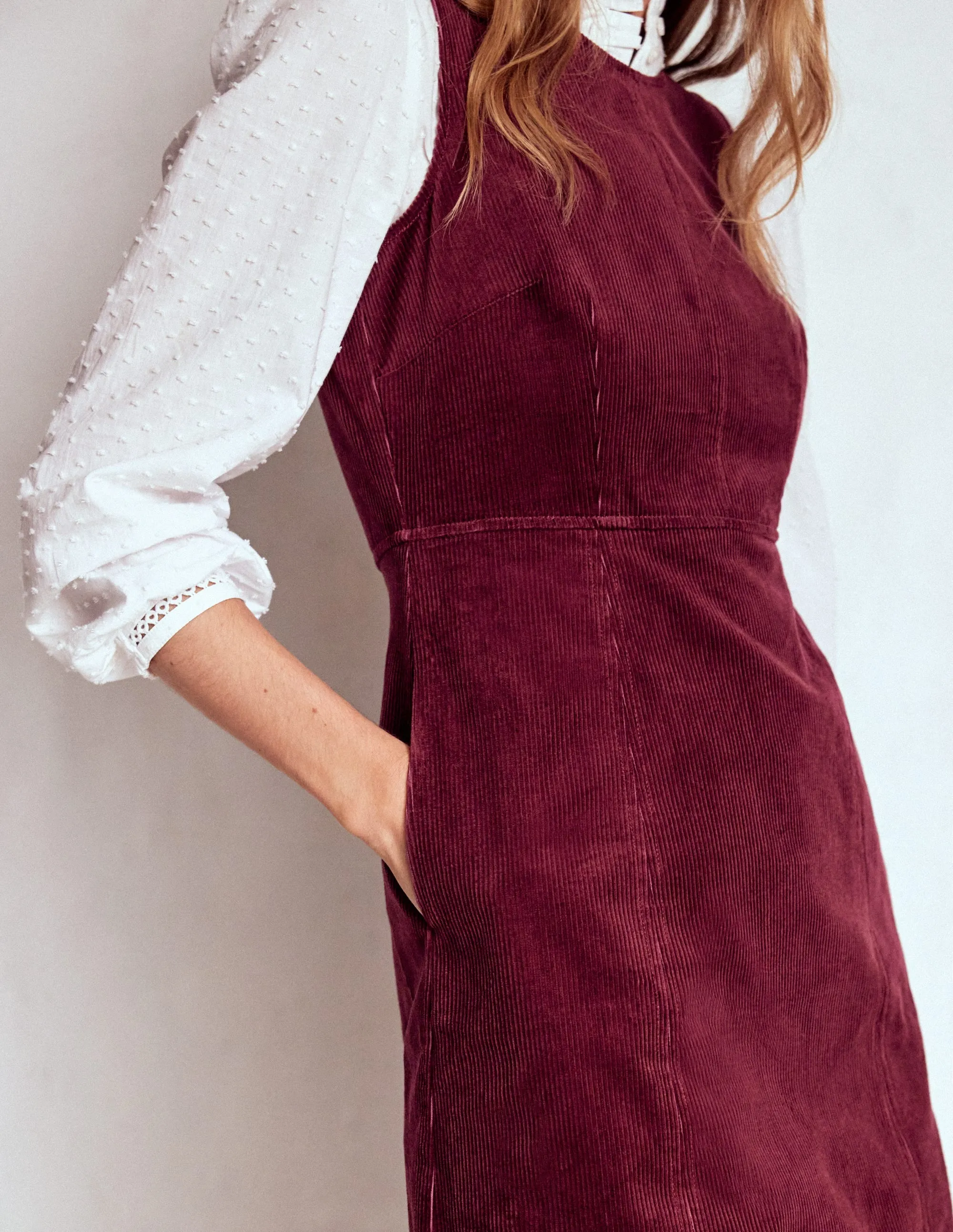 Soft Touch Heat Scene Annie Cord Shift Dress-Deep Wisteria