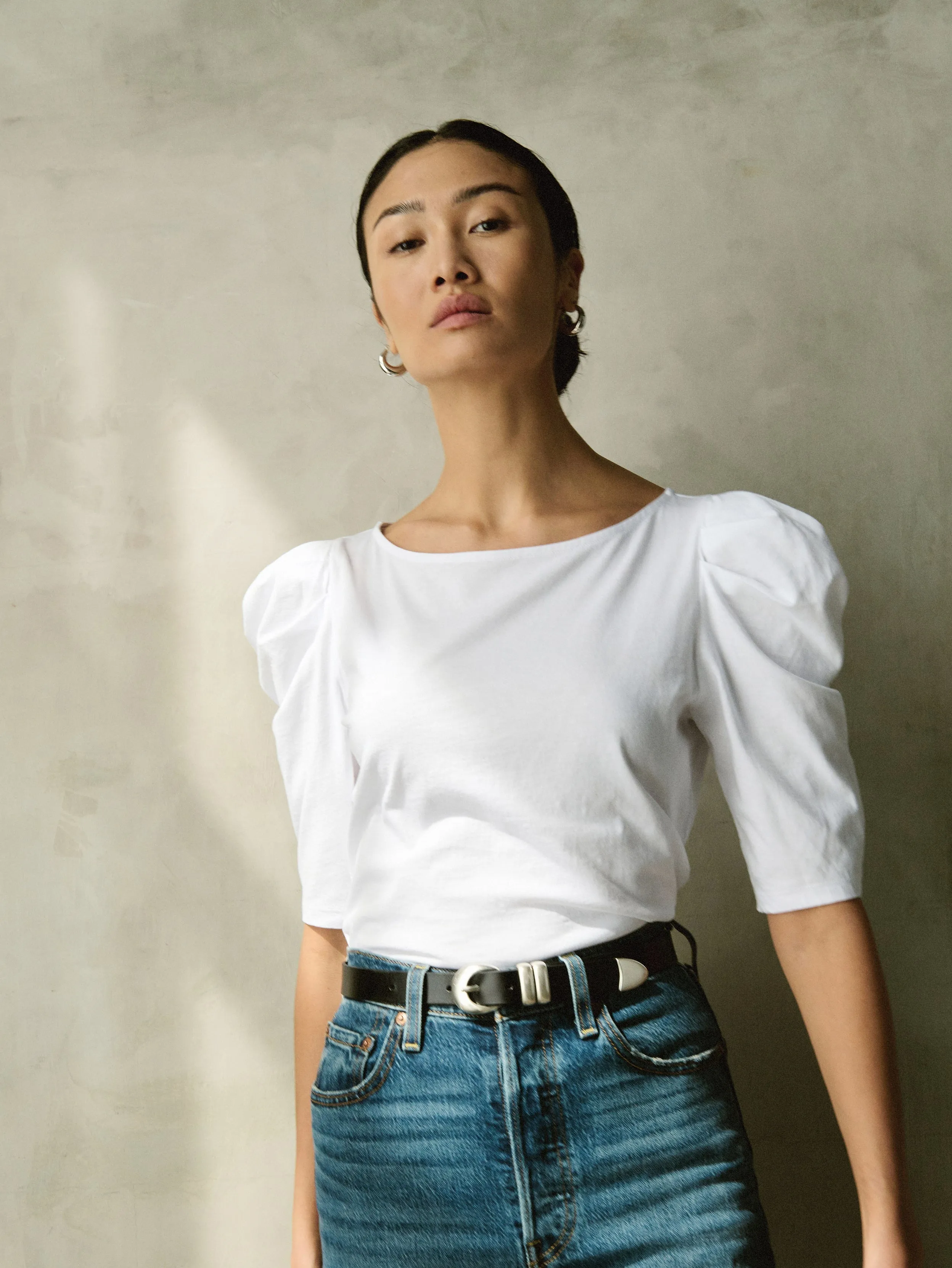 AbrasionResistant Emery Boat Neck Tee