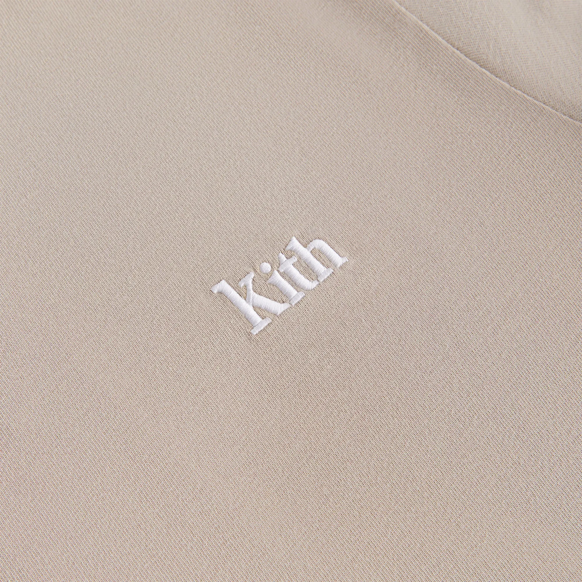 Kith Women Lucy Cropped Long Sleeve II Tee - Bare Organic Cotton