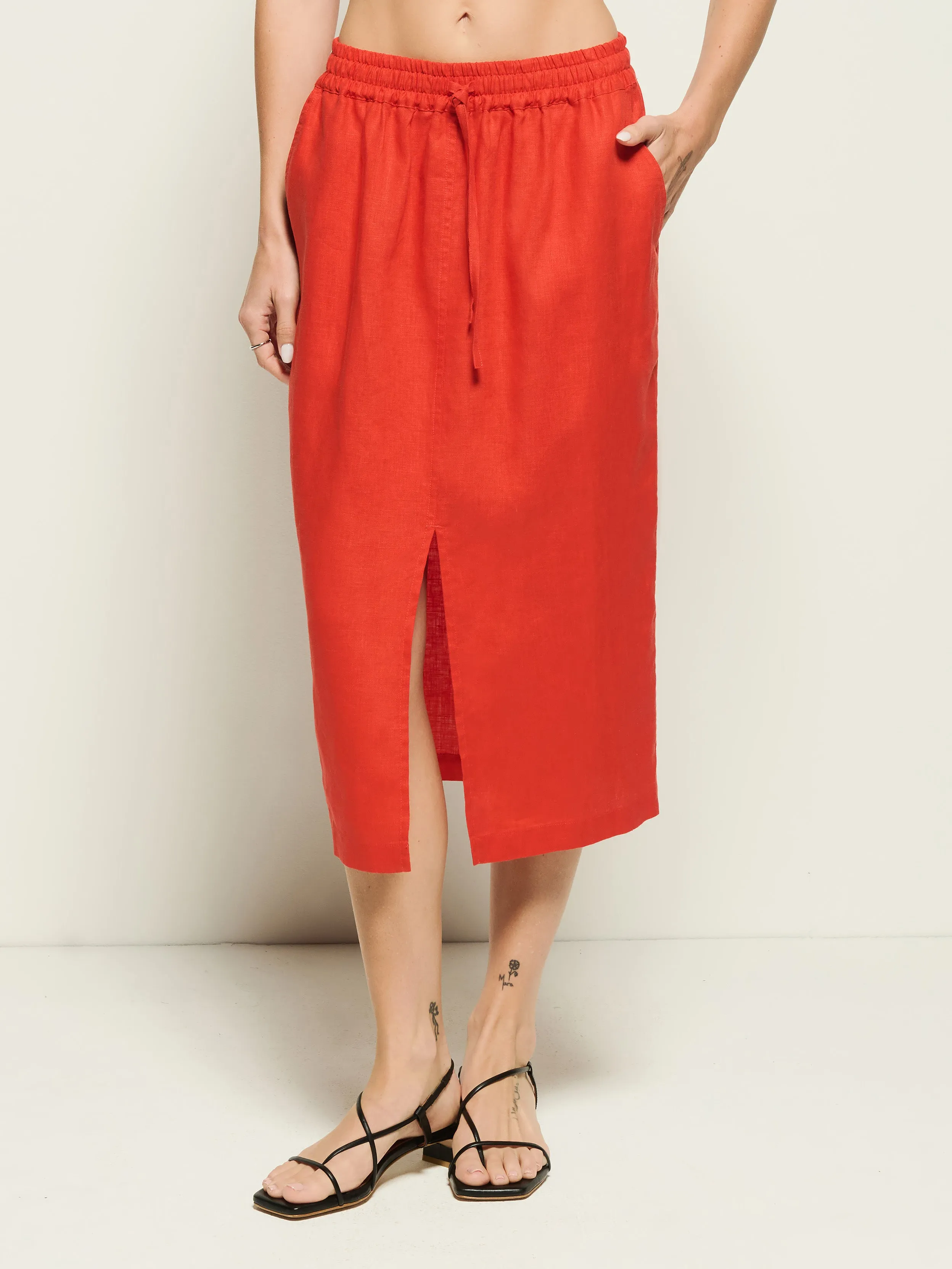 Clear Glow Maisie Midi Skirt