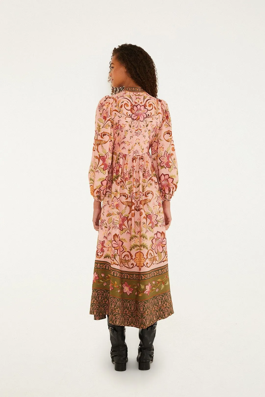 Alice Maxi Dress Poplin Glow Cliff View