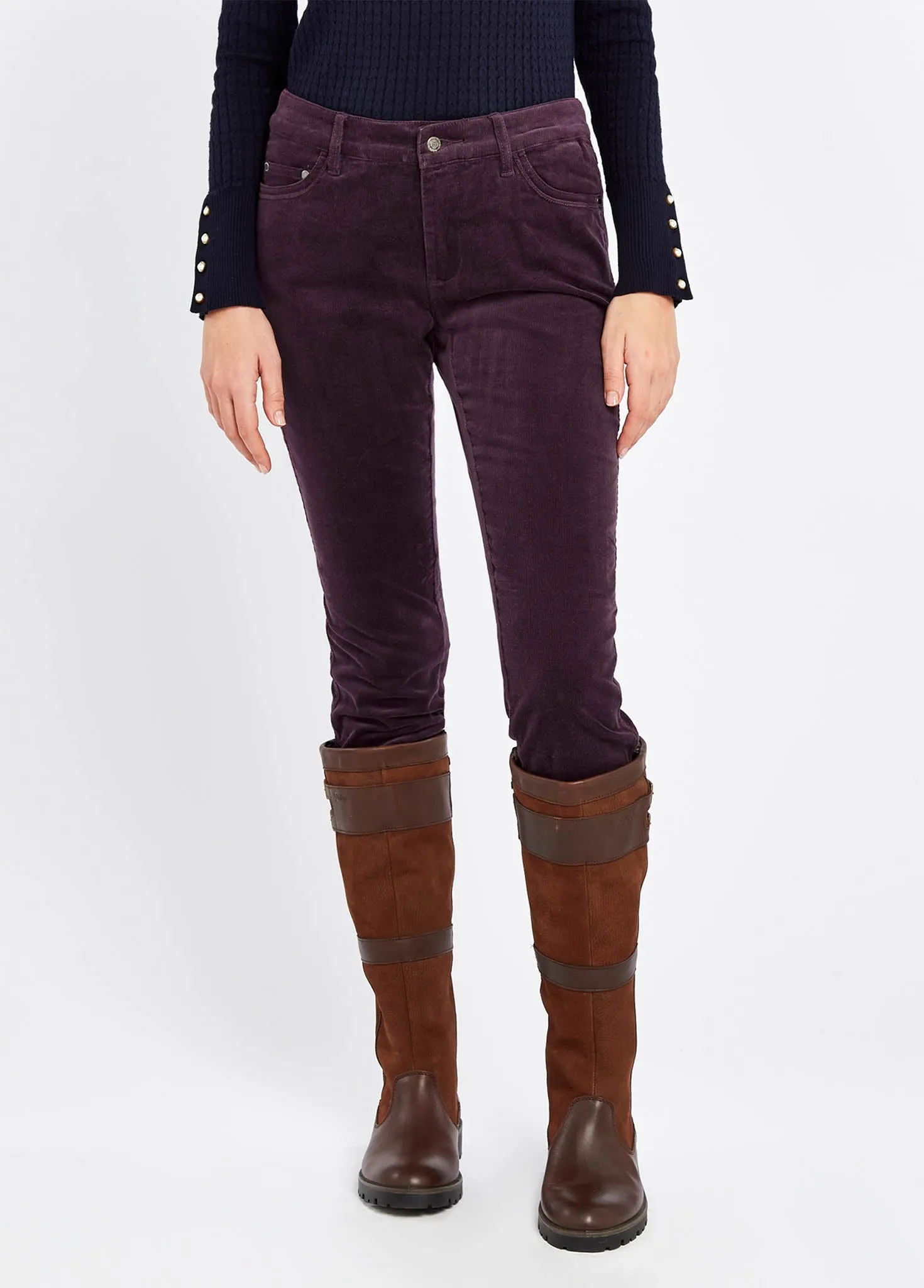 Honeysuckle Jeans - Plum AntiStatic Material Fresh Ease