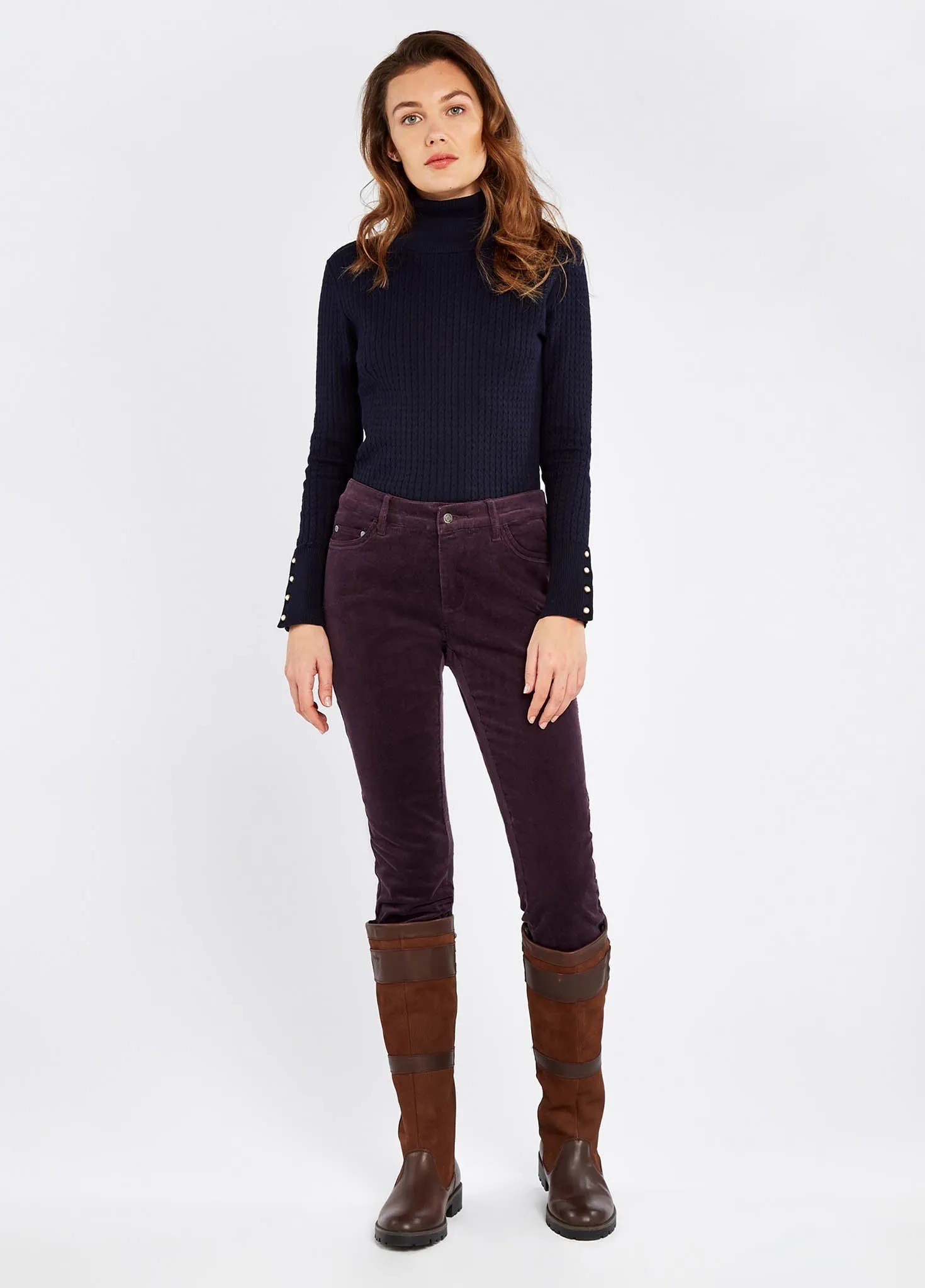 Honeysuckle Jeans - Plum EcoFriendlyTextiles