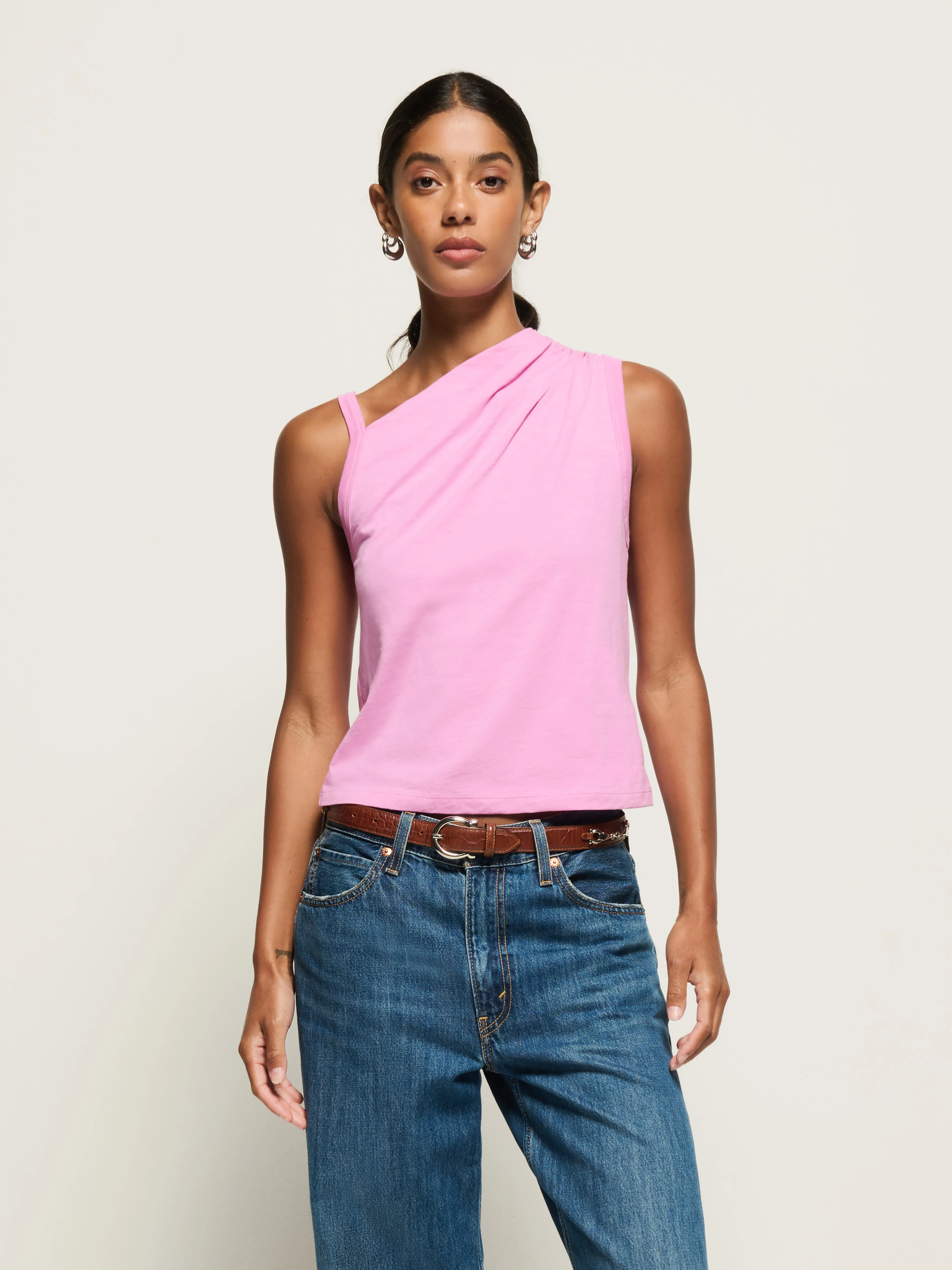 Quin Asymmetrical Tank Still Soul