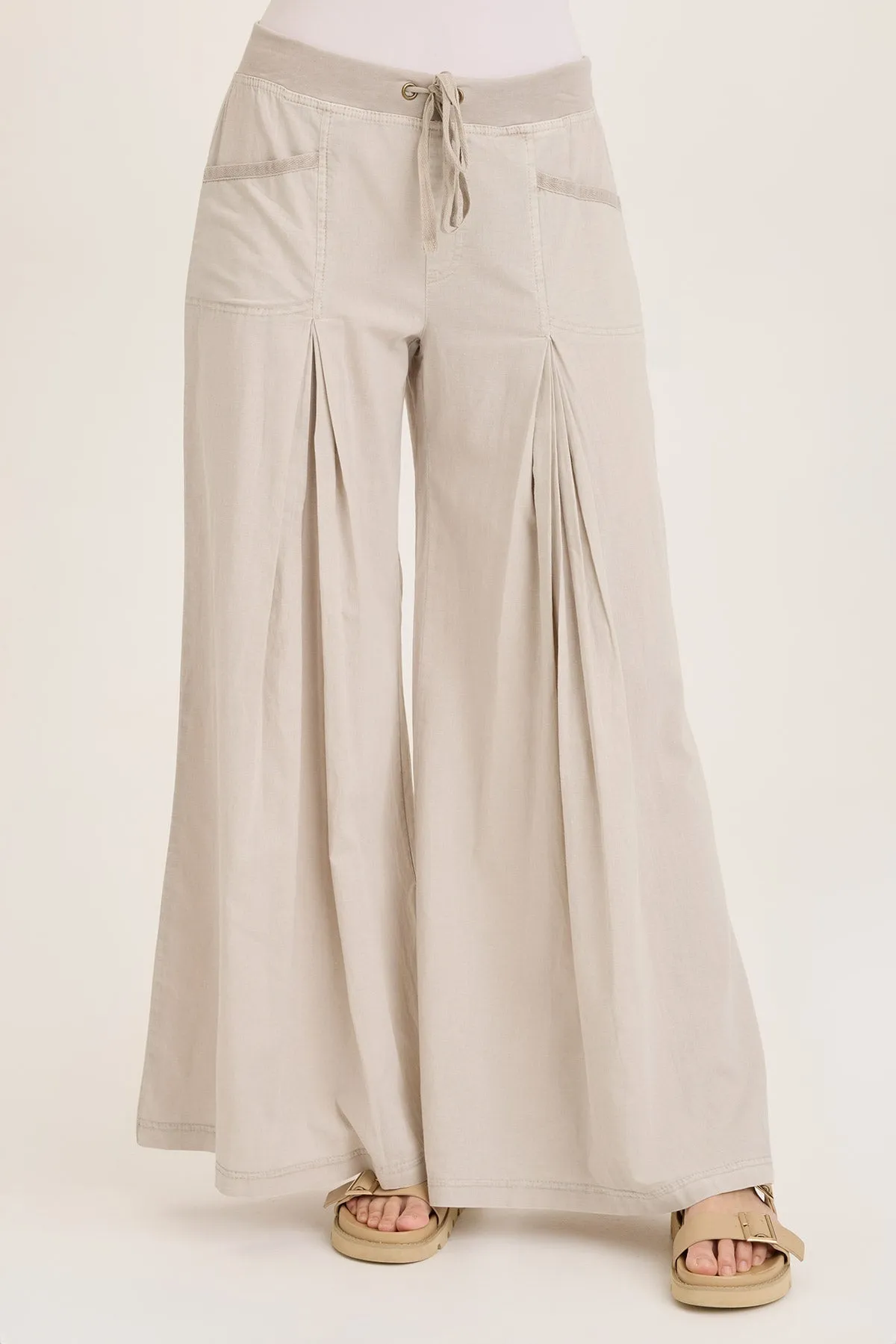 Team Vibe Farm Glow Zorba Linen Ultra Wide Leg Pant