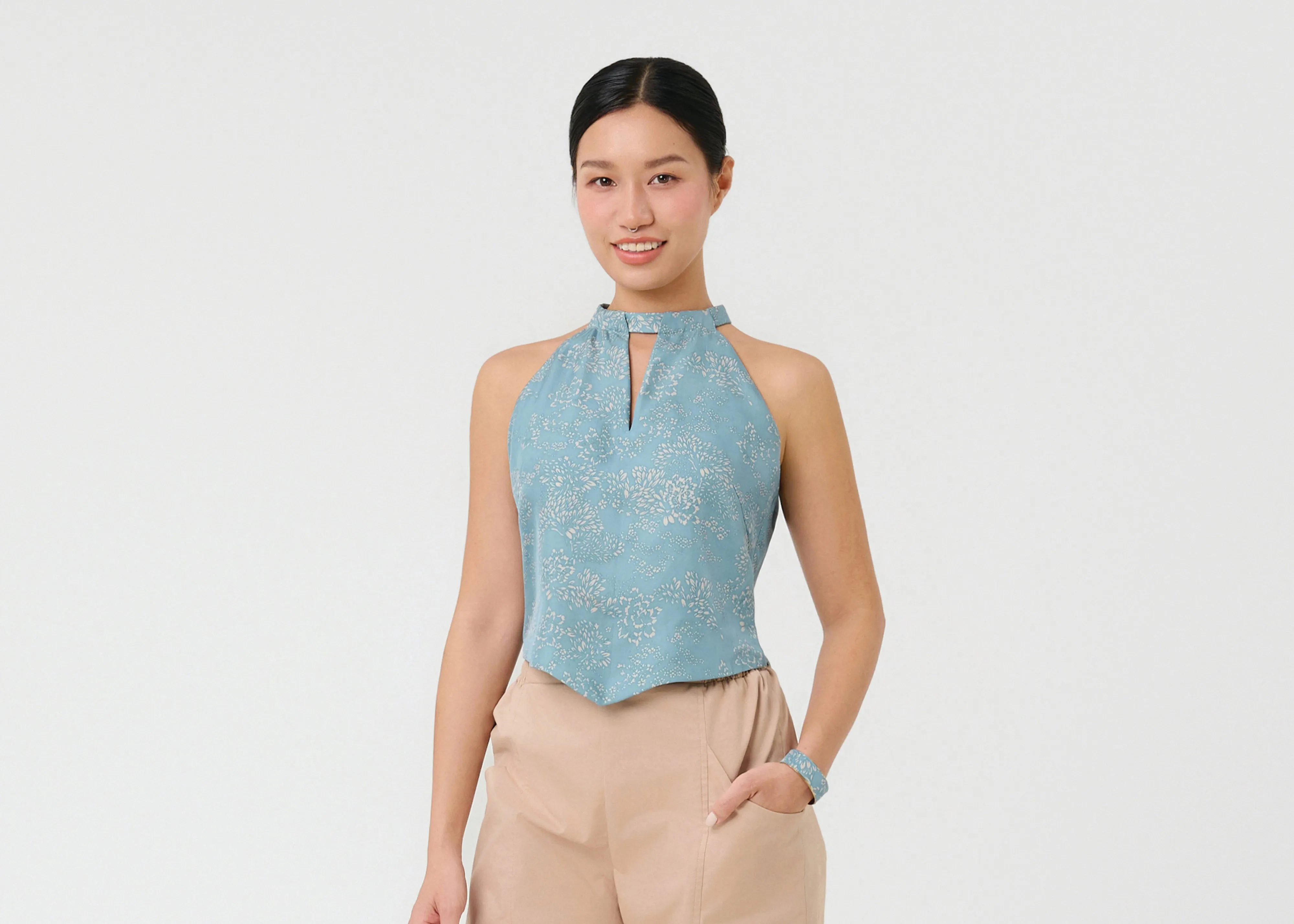 TAN AN - INLAY BLOOM Reinforced Knees