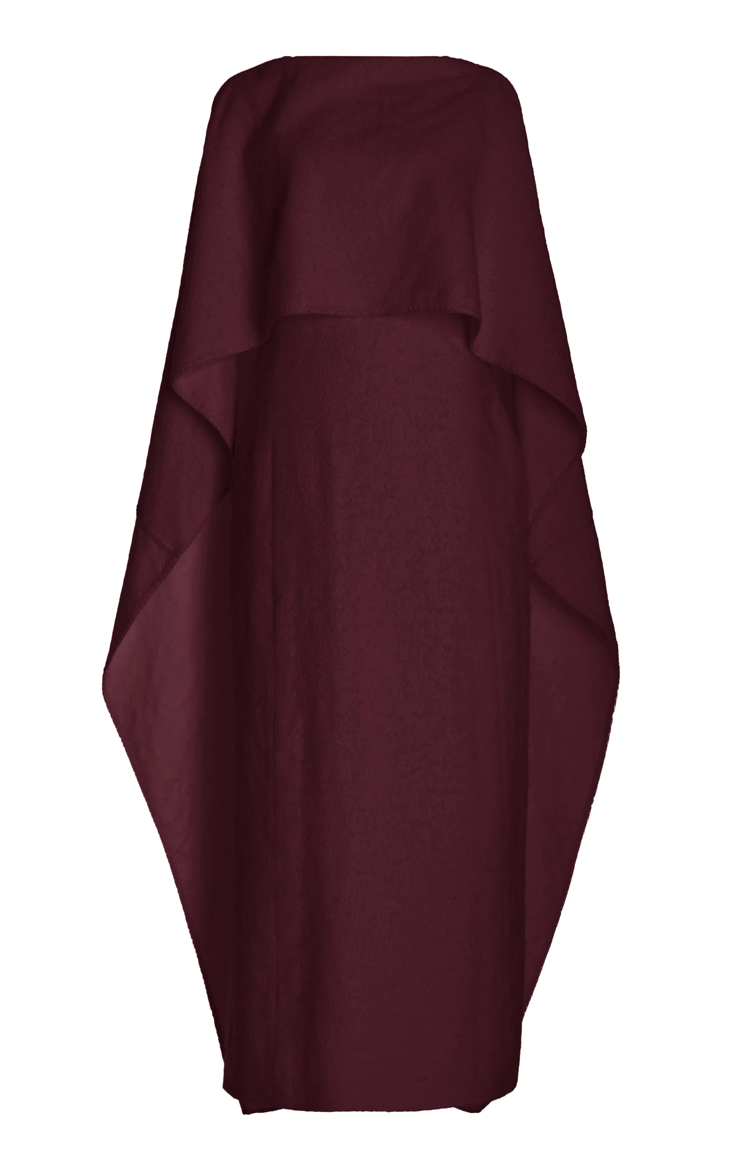 Drive Core Vision Glow Hunter Dress in Deep Bordeaux Cashmere Silk