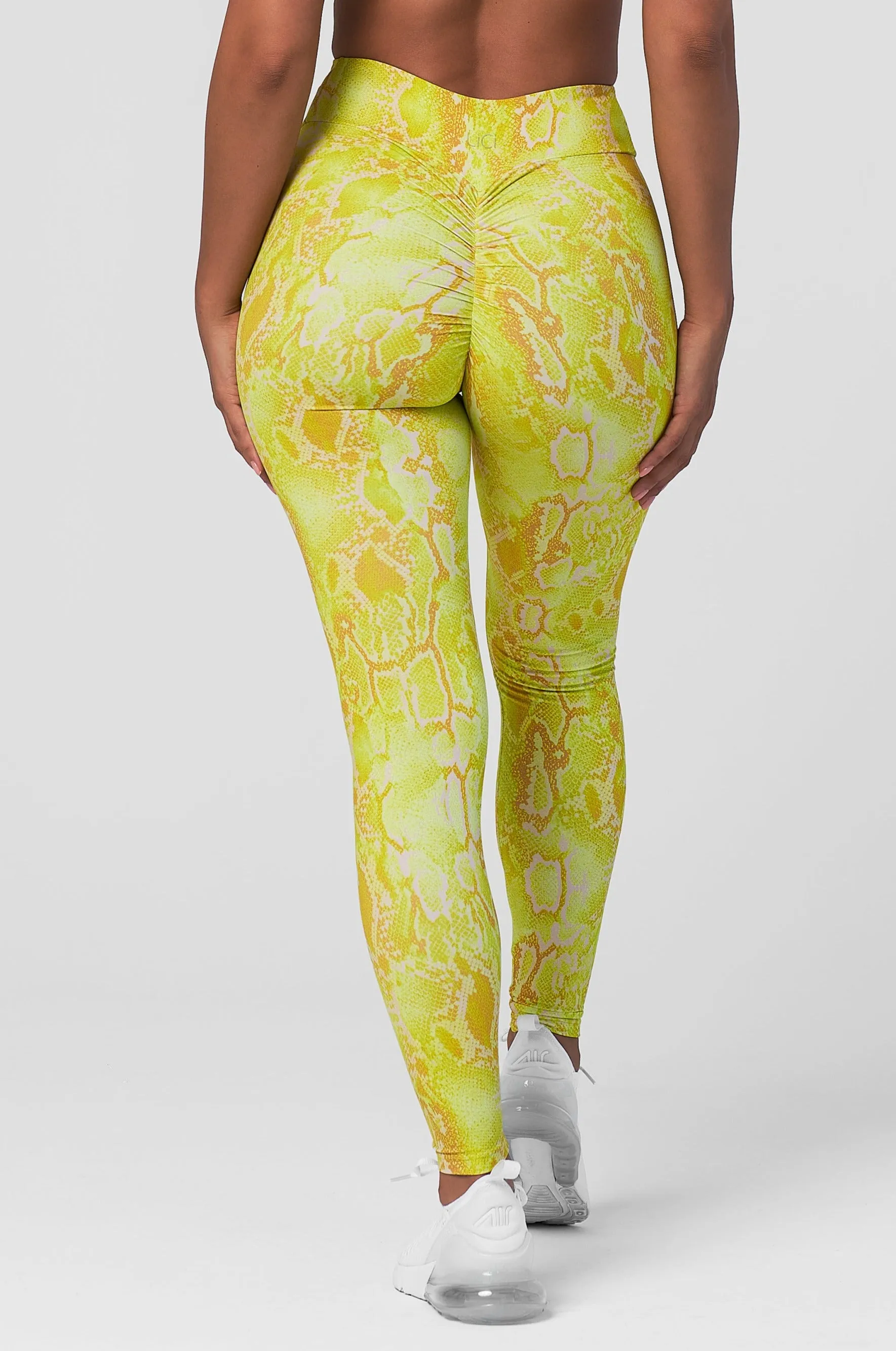 Sol High Waist Scrunch Legging Mesh Glow