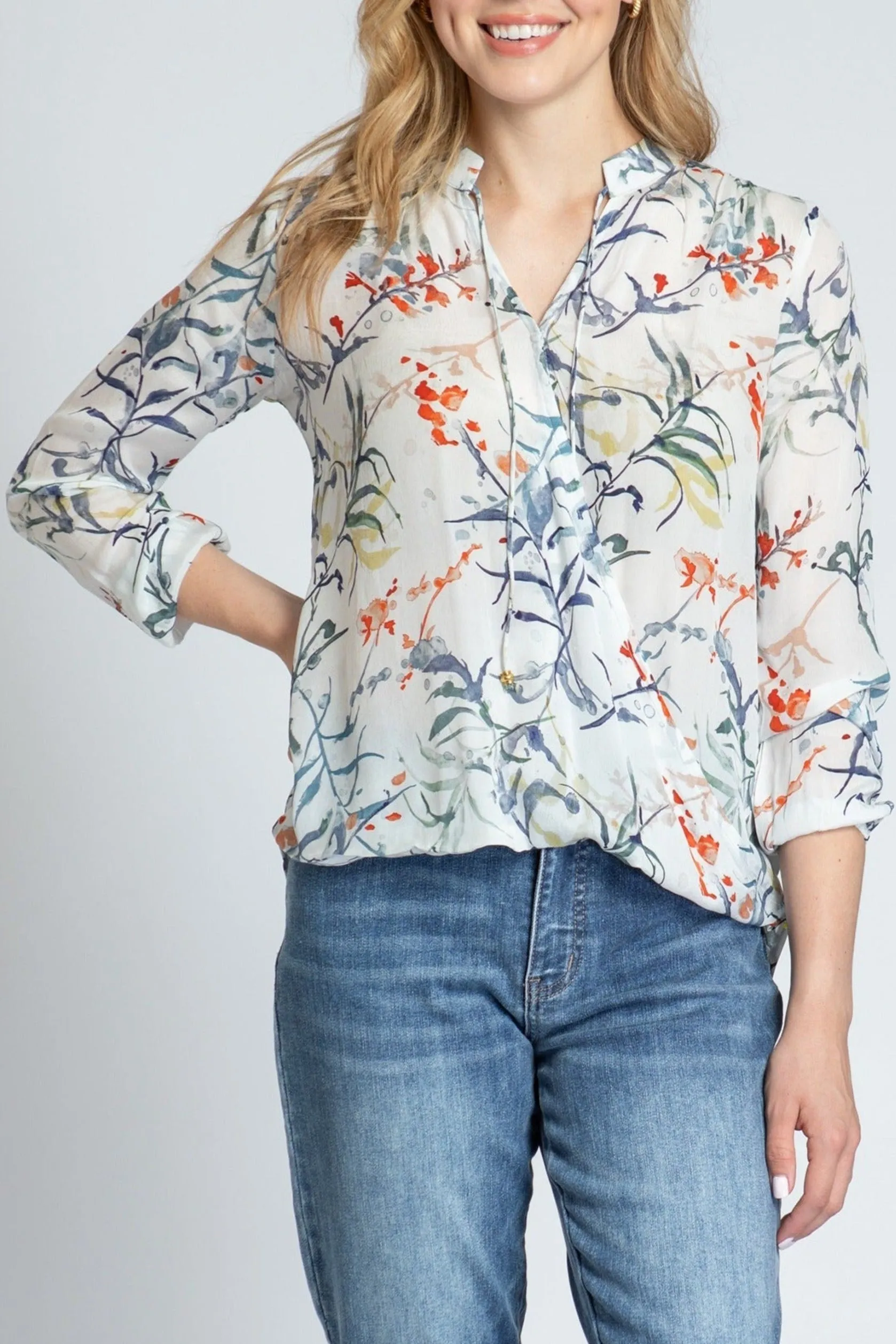 NoSlipTrims Seamless transition Crossover Top With Tassel