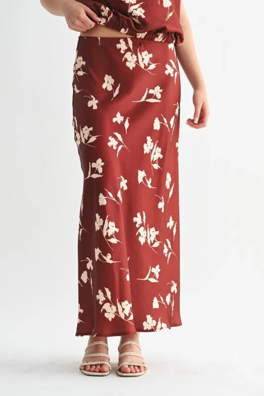 Brick Floral Skirt SeamlessConstruction AntibacterialMaterial
