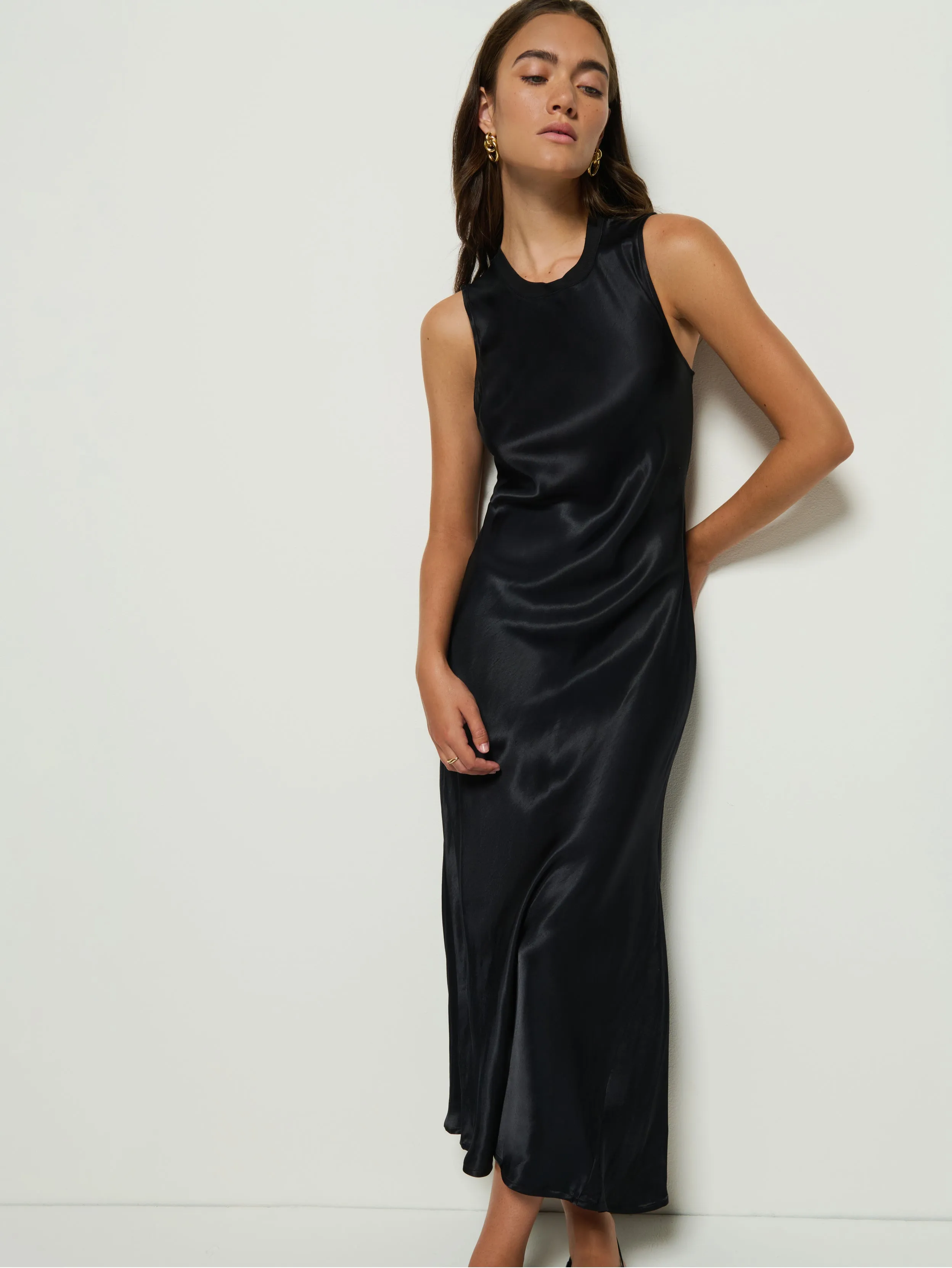 Smart Casual DoubleLayeredHem Dulce Midi Dress