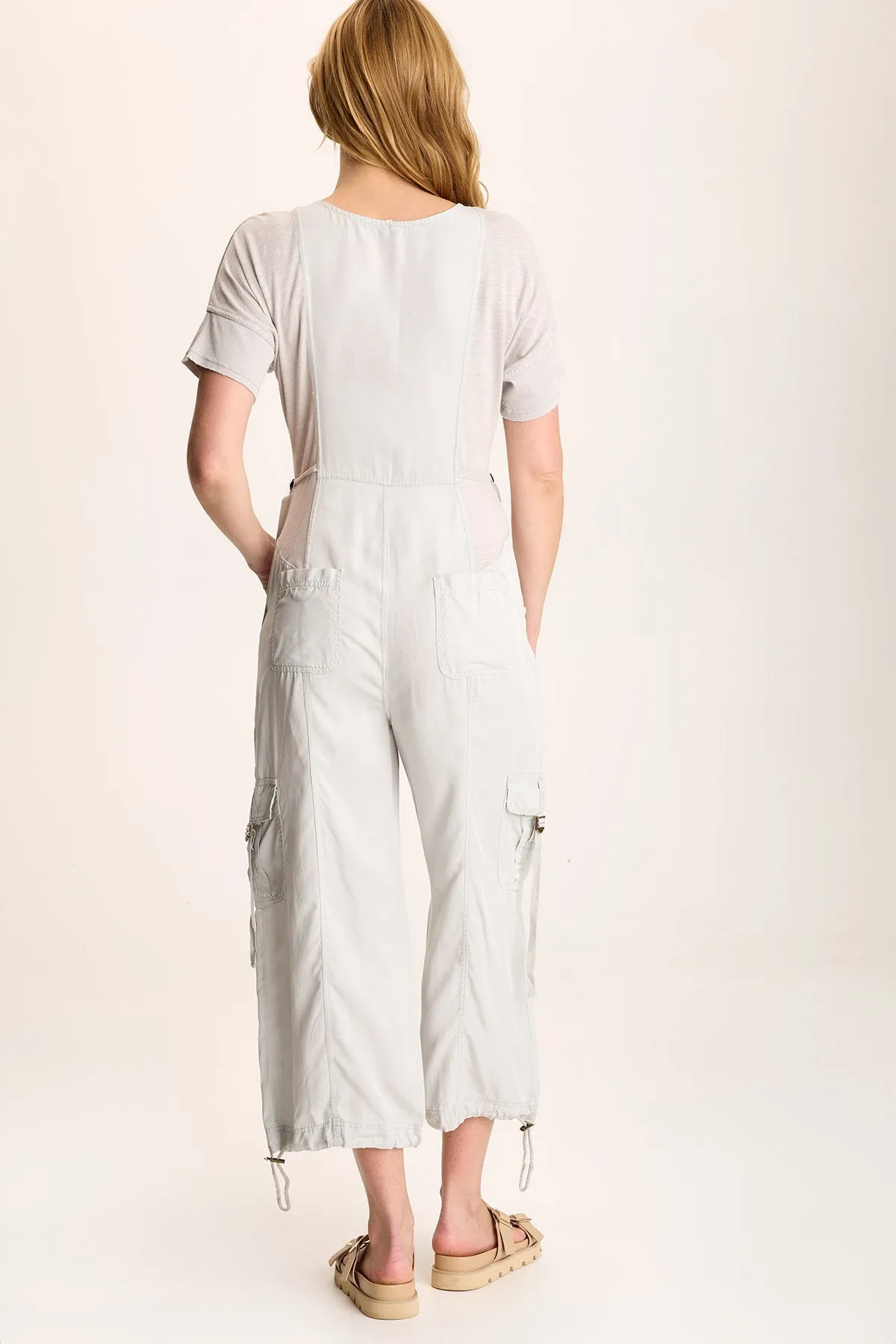 OdorResistant Naveen Short Sleeve Twill Banded Jumpsuit