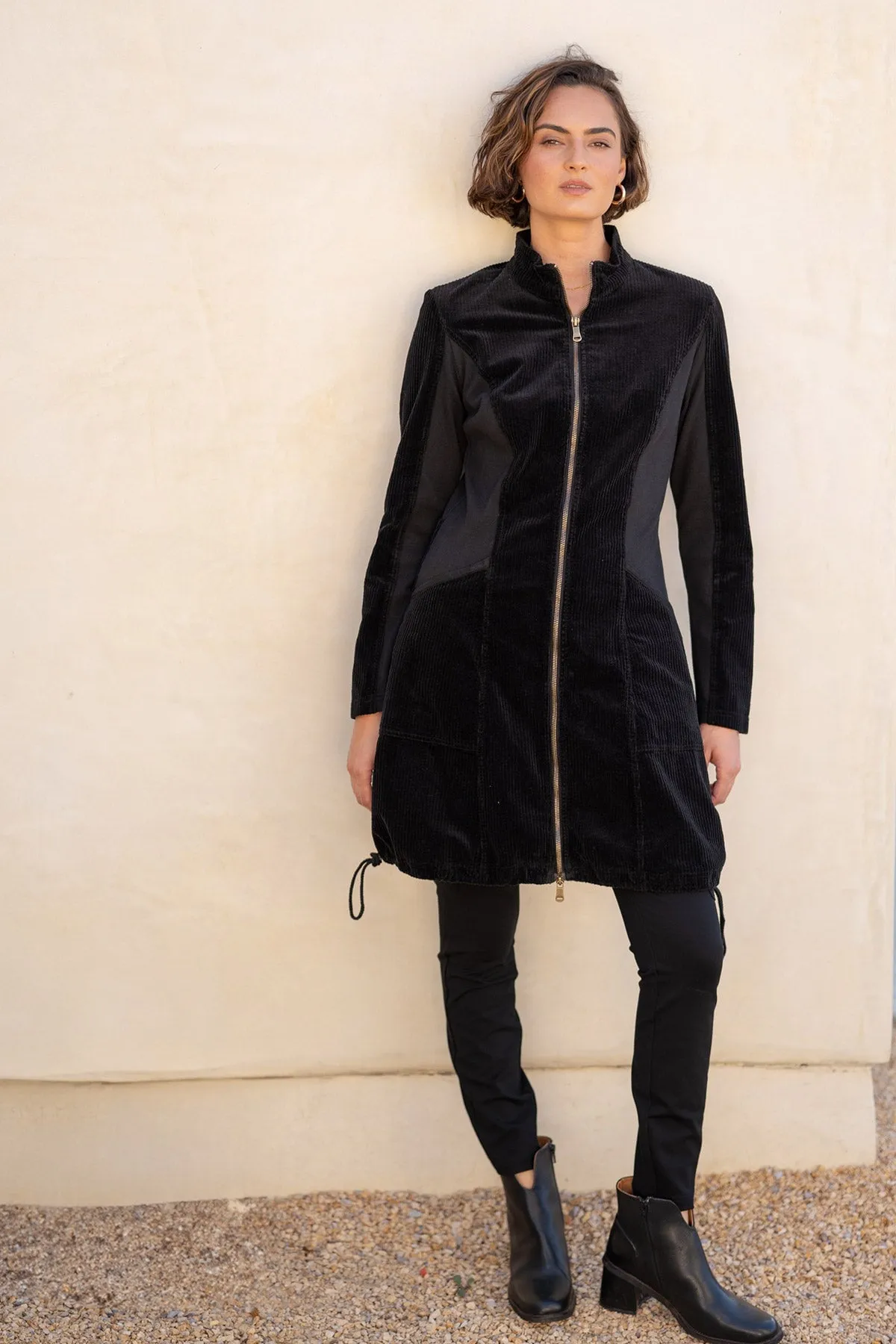 OdorResistant Material Uzma Corduroy Jacket-Dress
