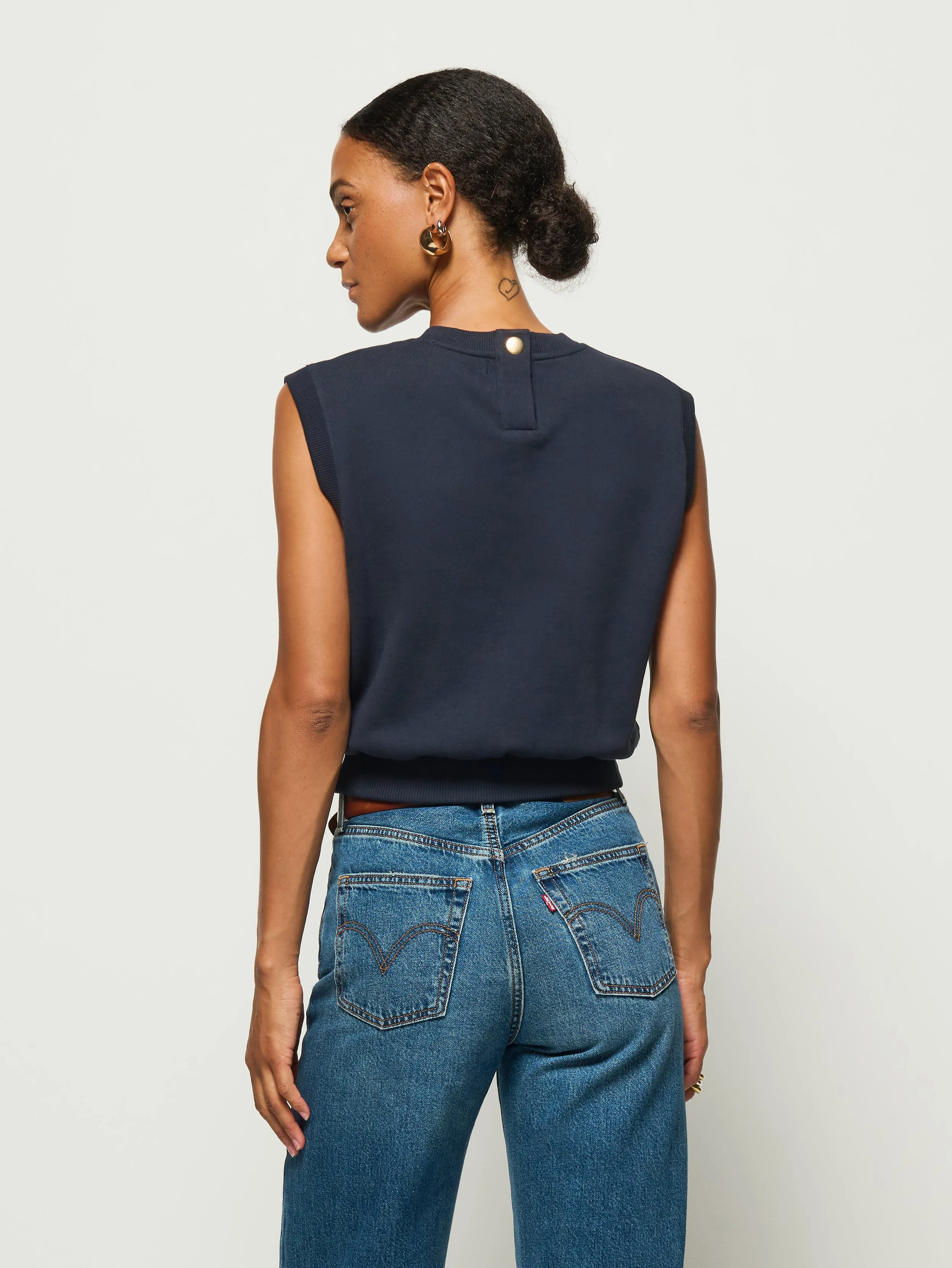 Colorfast Dye Utility Mode Billie Tank Sweatshirt