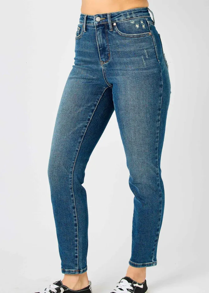 SustainableProduction Judy Blue High Waist Tummy Control Slim Jeans