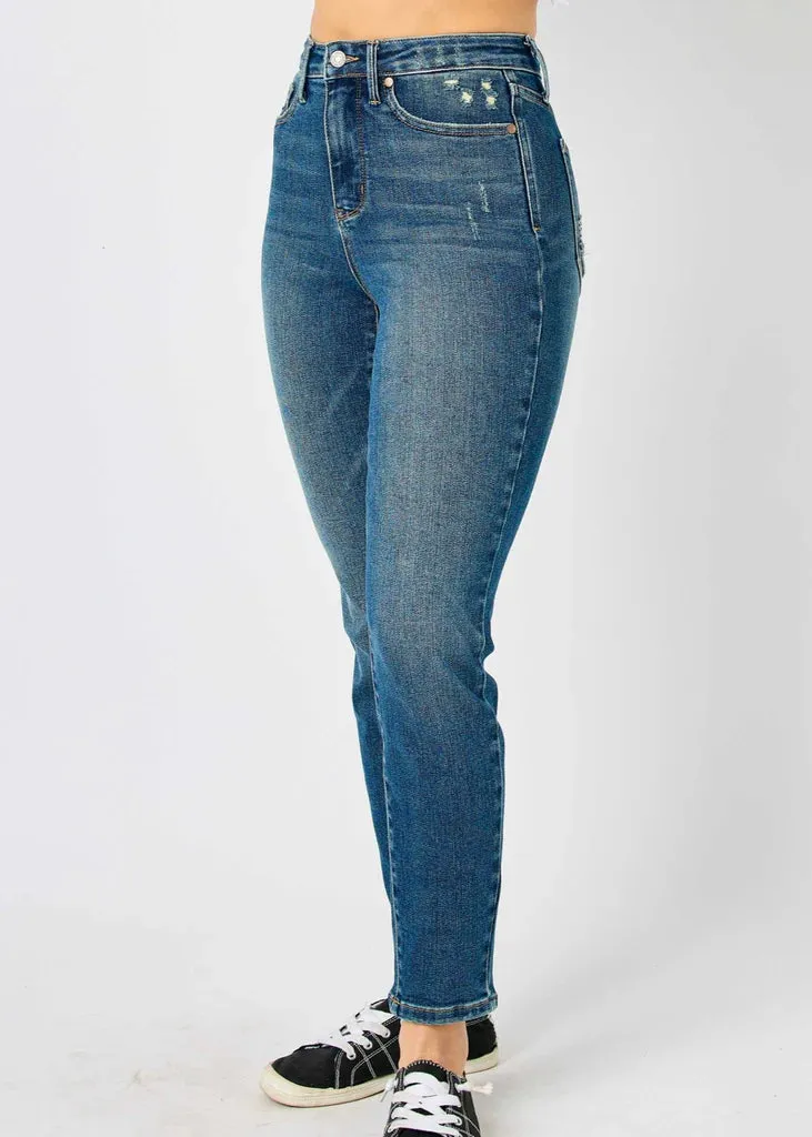 Judy Blue High Waist Tummy Control Slim Jeans Glam Night