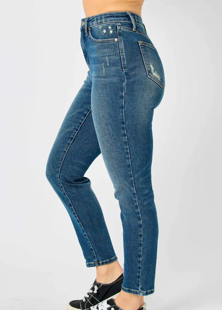 Poise Fit Judy Blue High Waist Tummy Control Slim Jeans