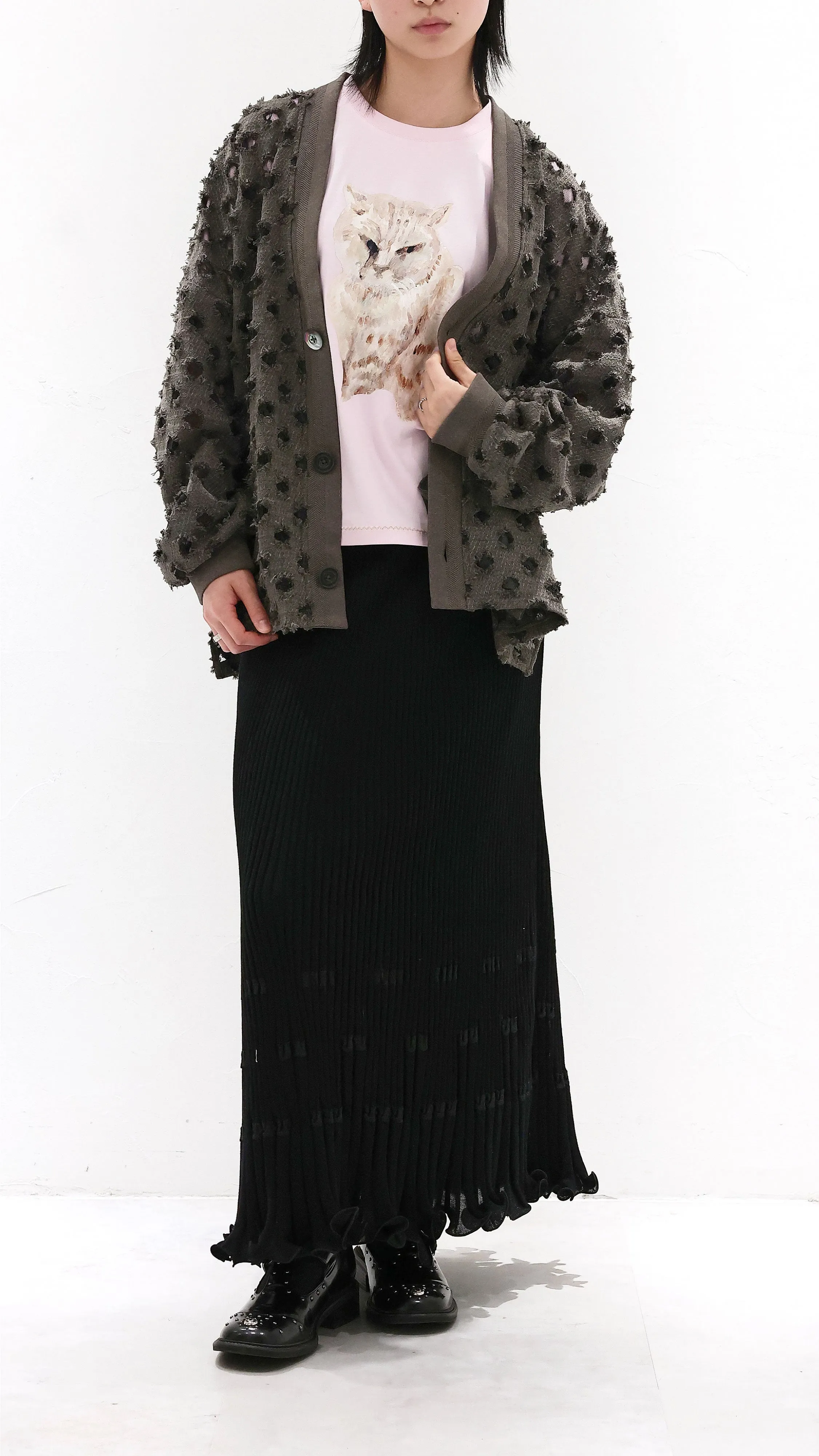 Curve Friendly Fish Tail Knit Skirt