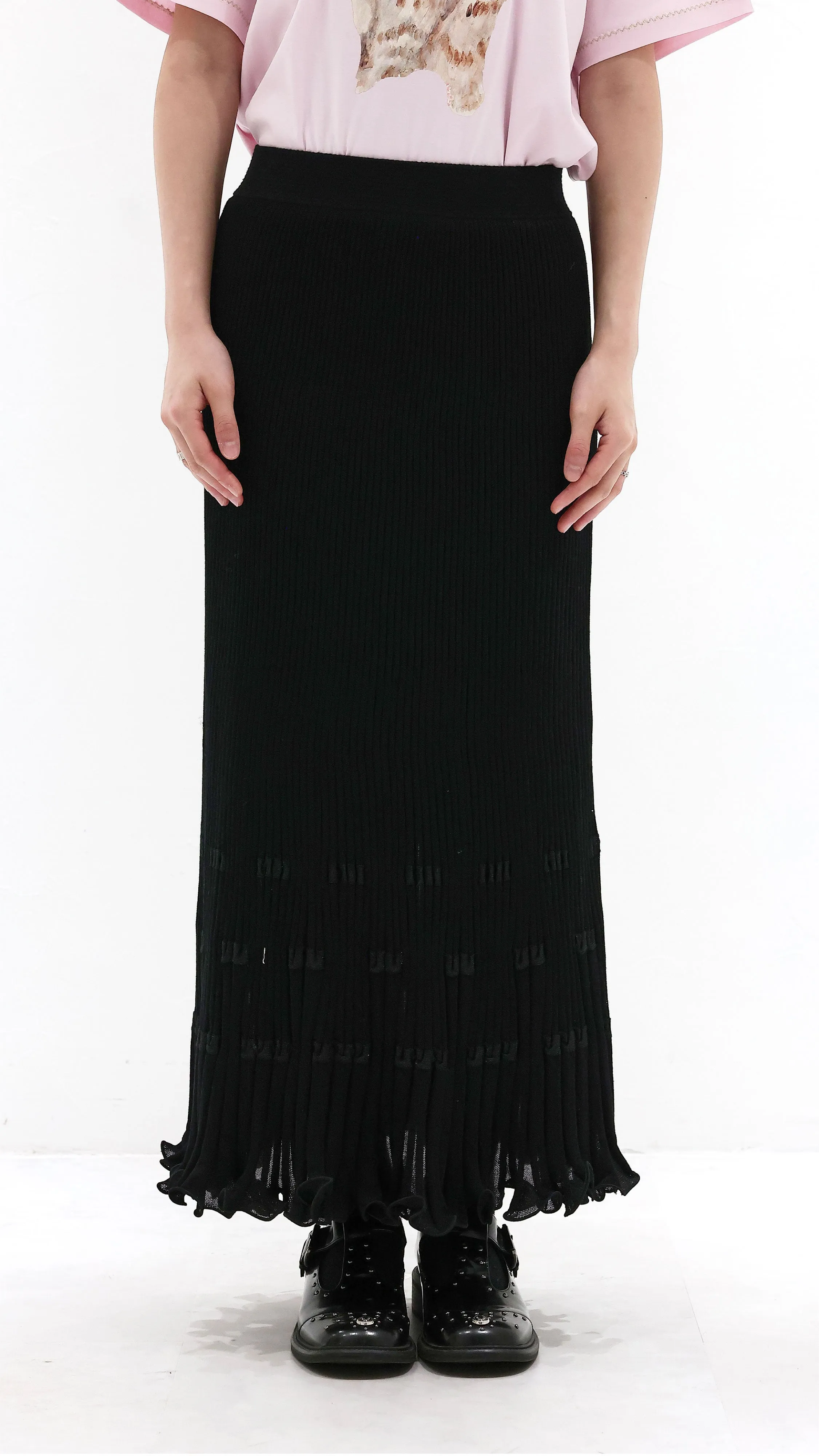 Trendy Mood Fish Tail Knit Skirt