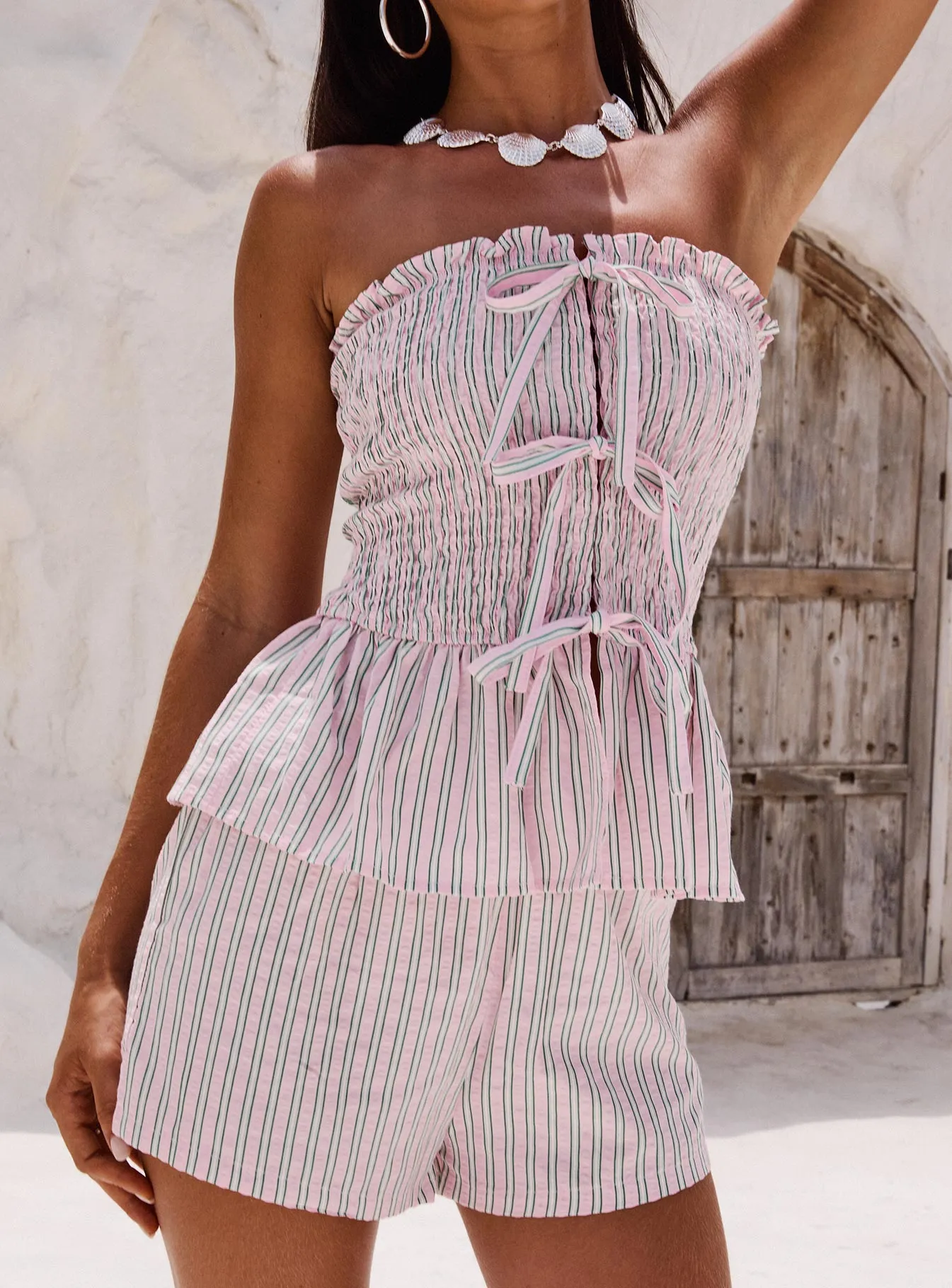 ThermalInsulation Saskea Strapless Top Pink