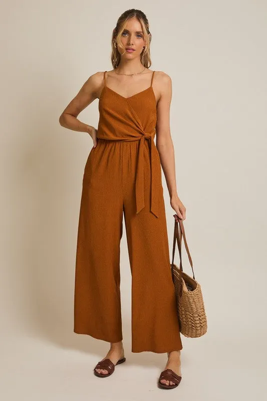 Rust Jumpsuit Net Fit