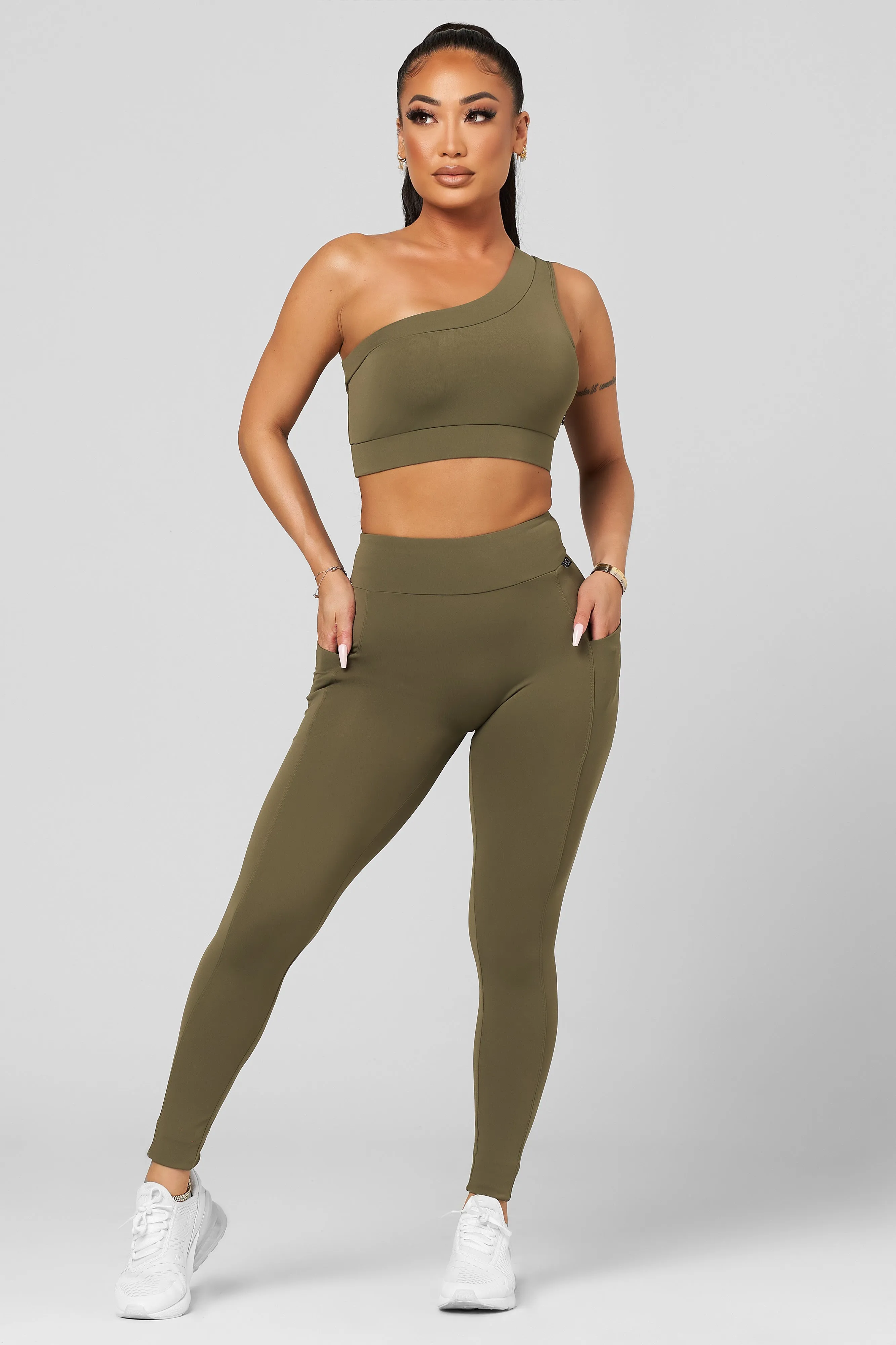 Machine Fit Conscious Core Sage High Waist Scrunch Legging