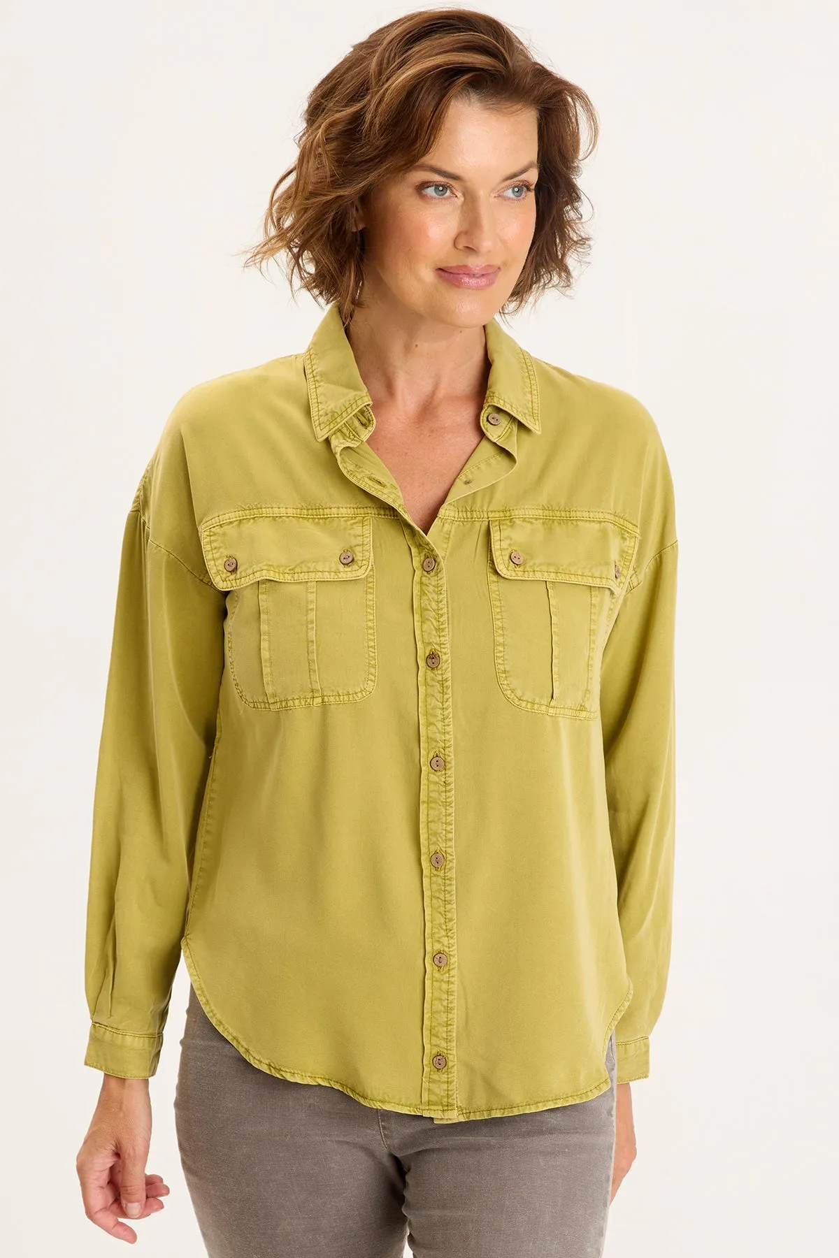 ThermalRegulation AbrasionFree Edging Twill Smithson Button-Up