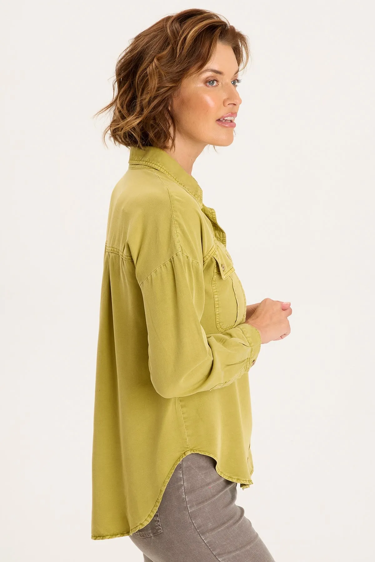 SmoothEdgeTrim Twill Smithson Button-Up