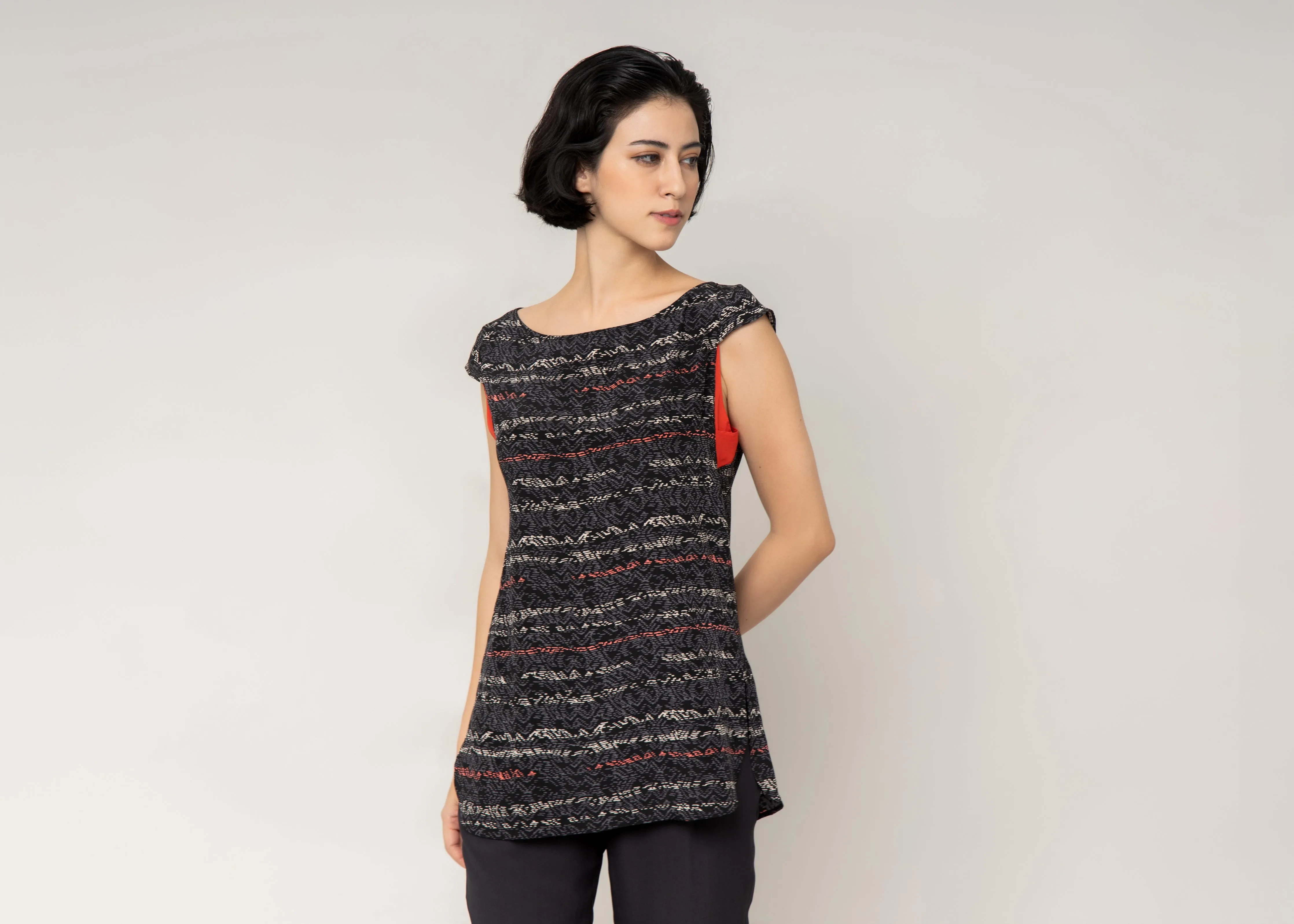 Windproof Fabric Resort Mood SAIGON LIME - RED DAO