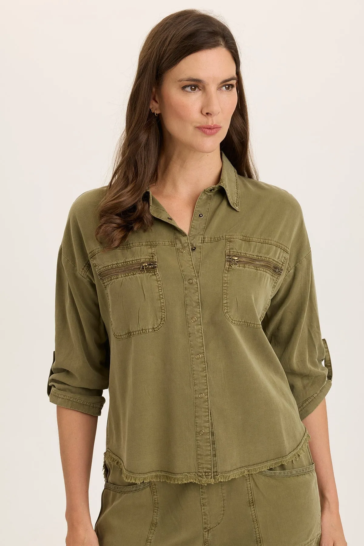 Knapp Twill Utility Button-up Desert Heat