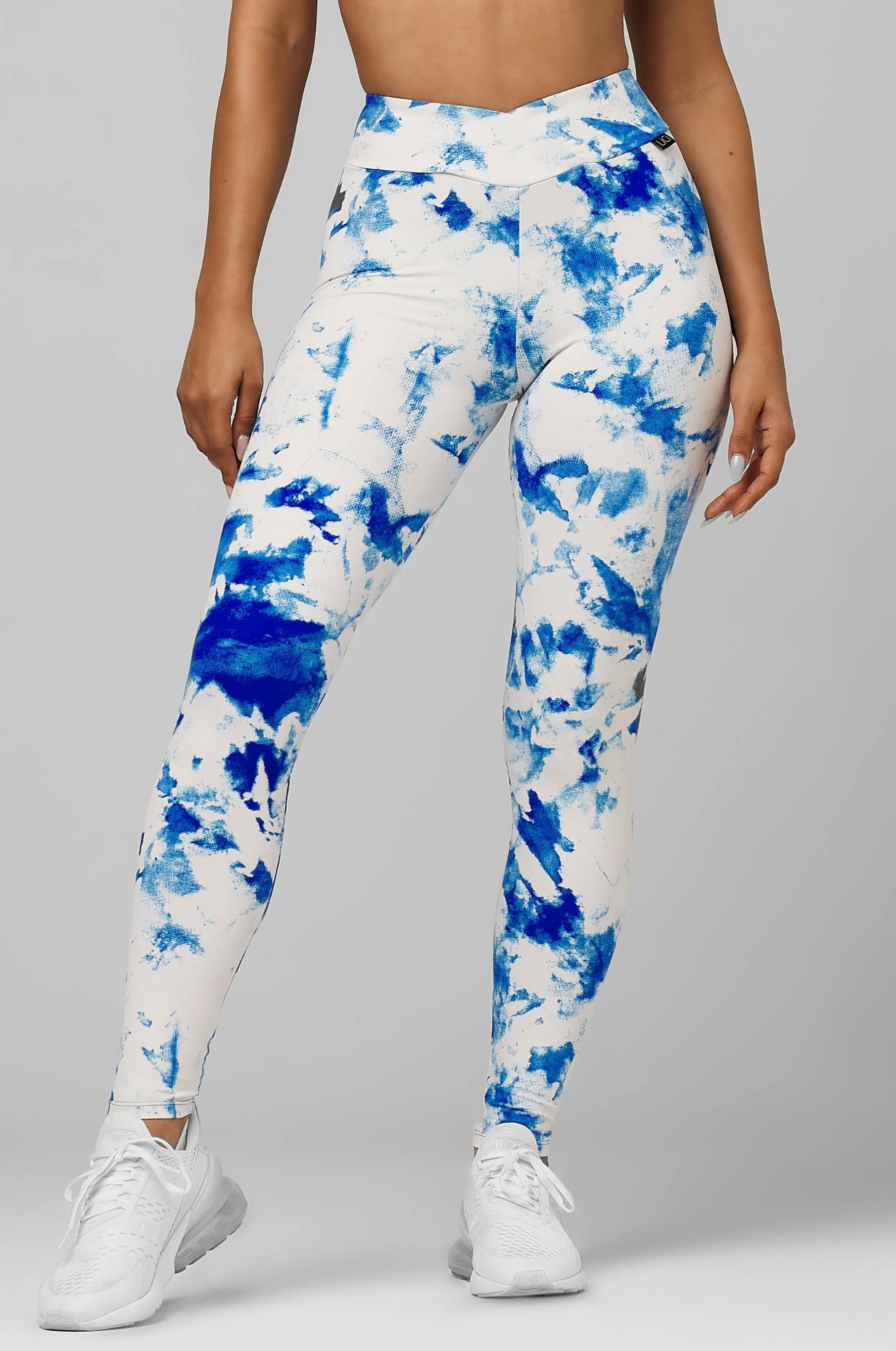 Santorini V-Cut Scrunch Legging Plane Mood