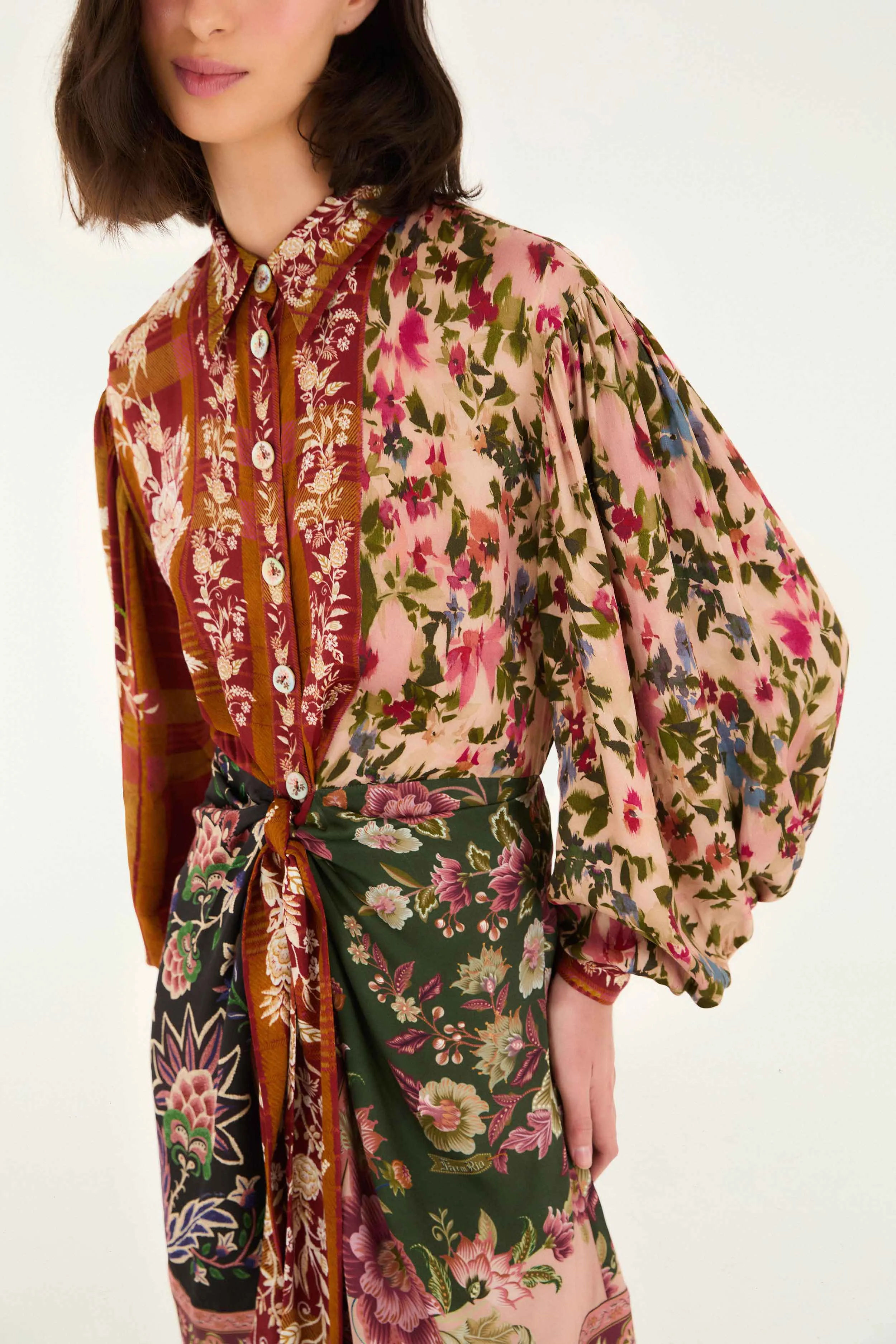 Mixed Winter Garden Lenzing? Ecovero? Viscose Mini Dress Glow Mood