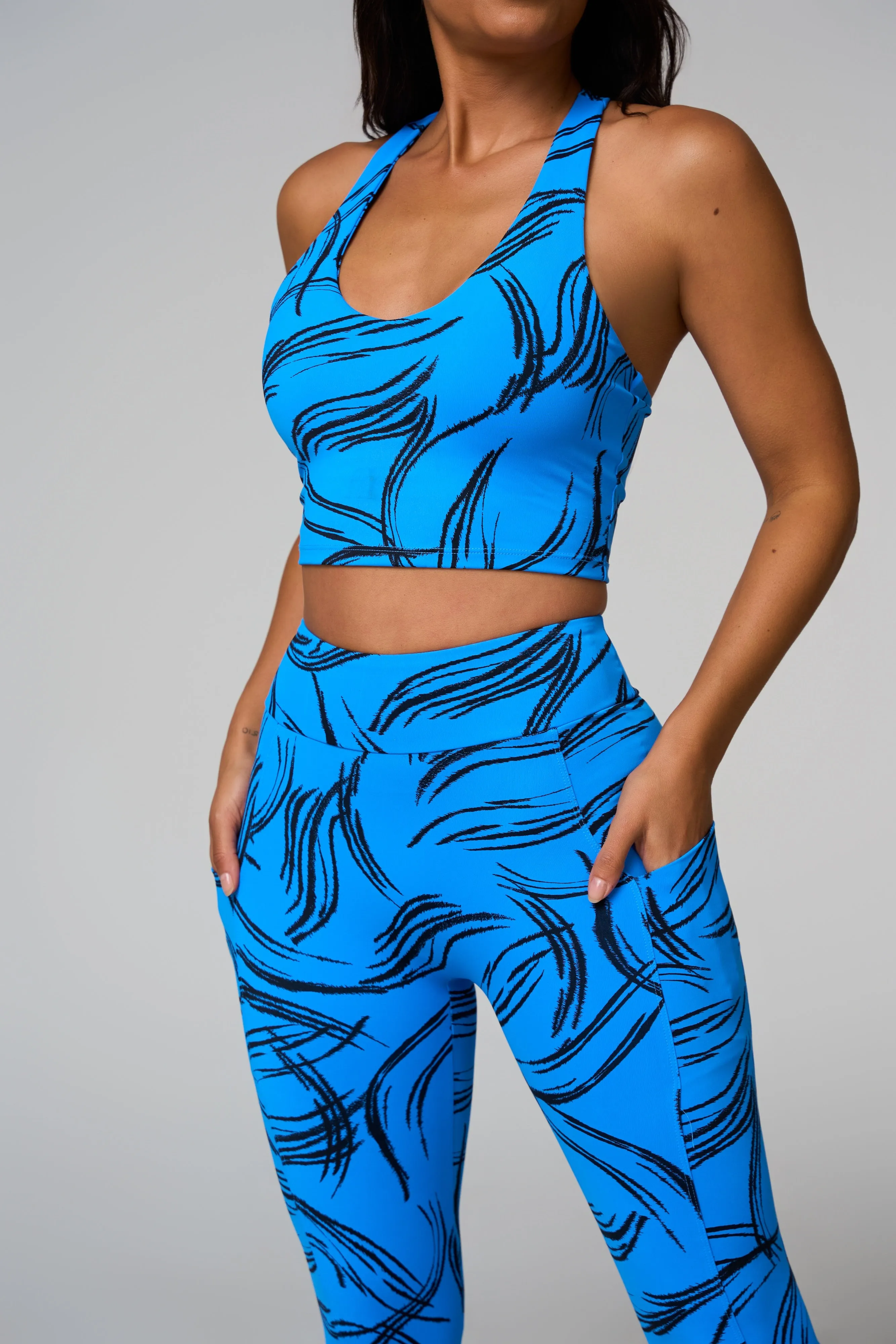 Sun Beam Azul Pocket Legging