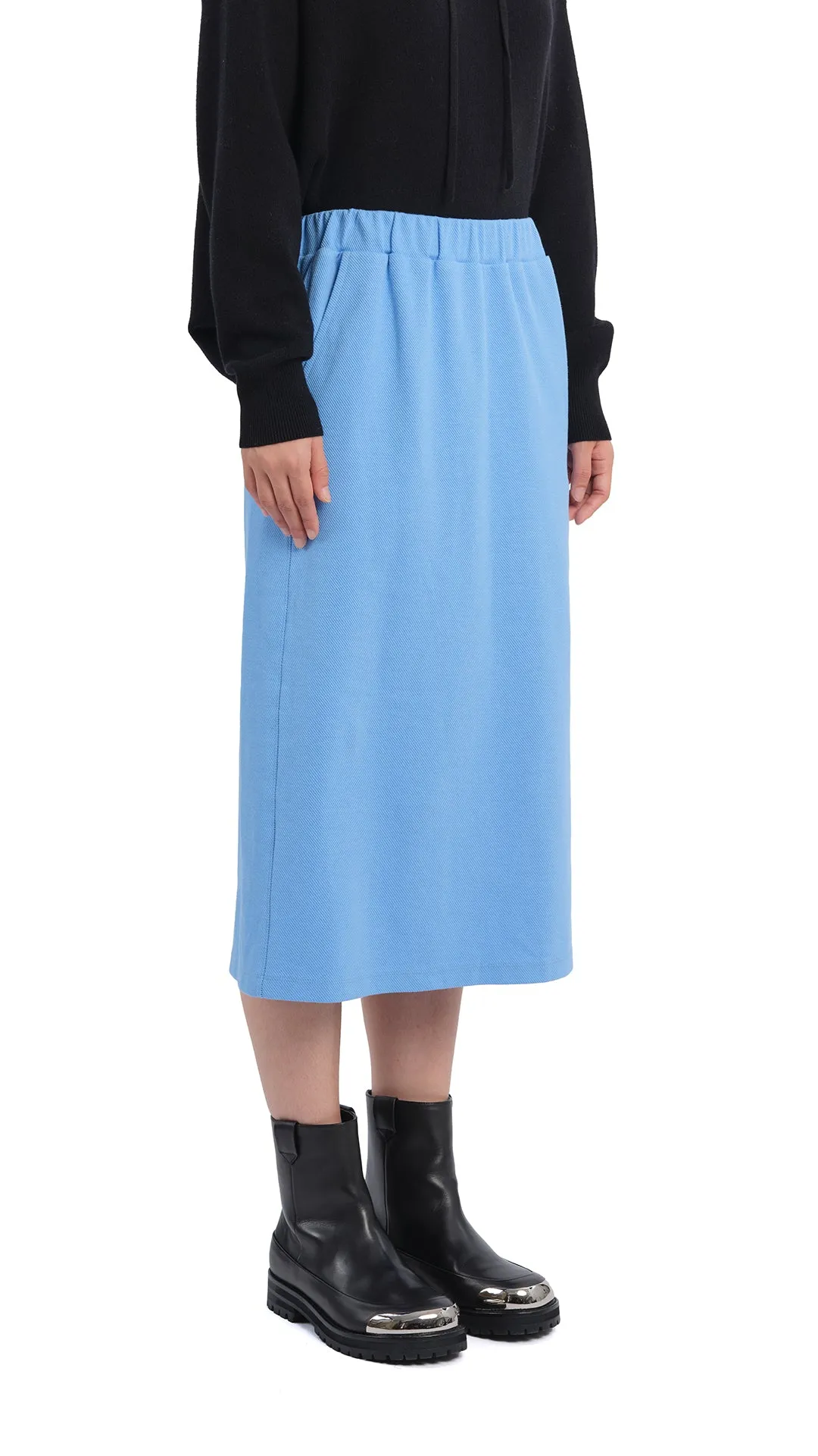 Pencil Split Skirt Eco Friendly Tonal Layering
