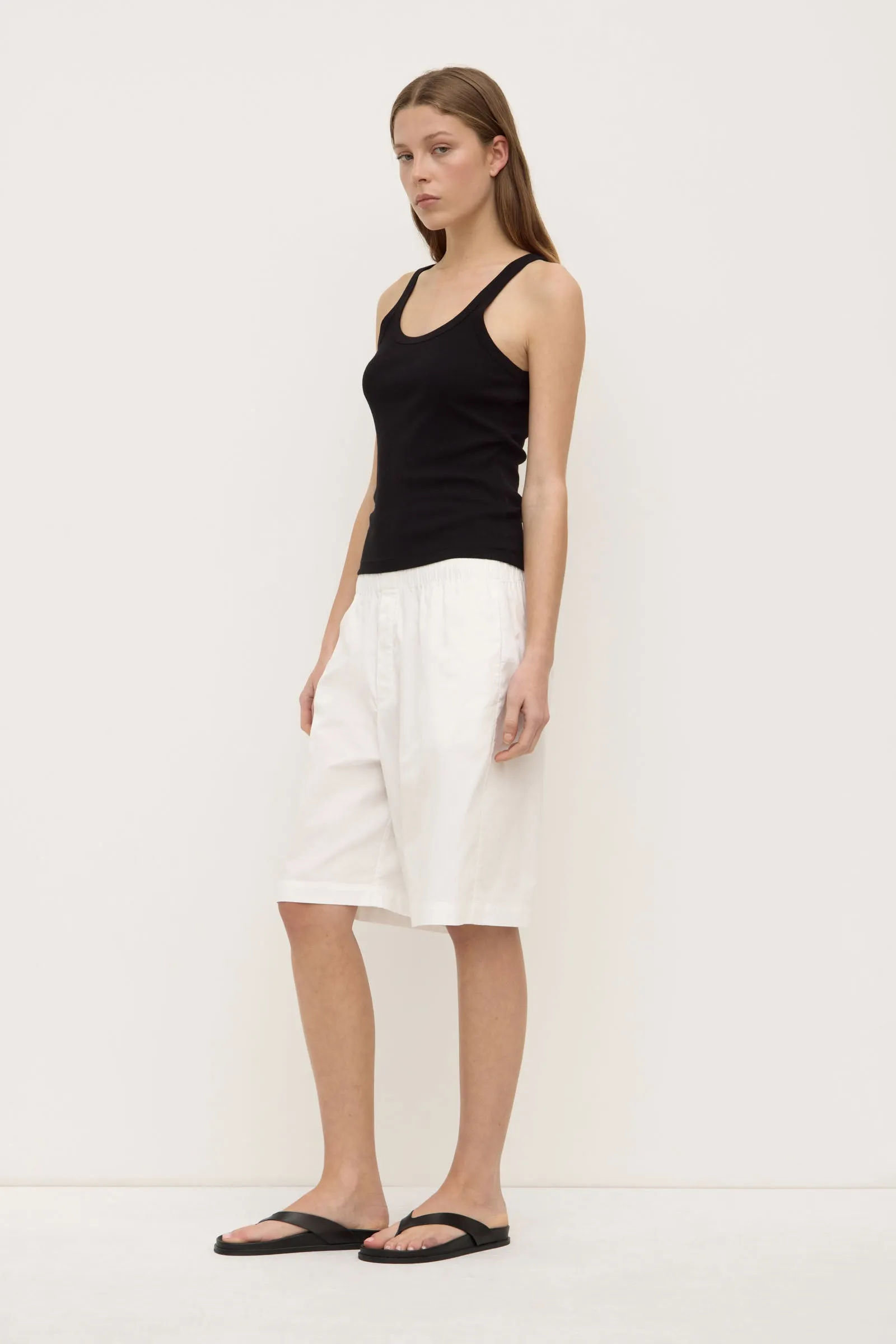 Riley Poplin Short compression support