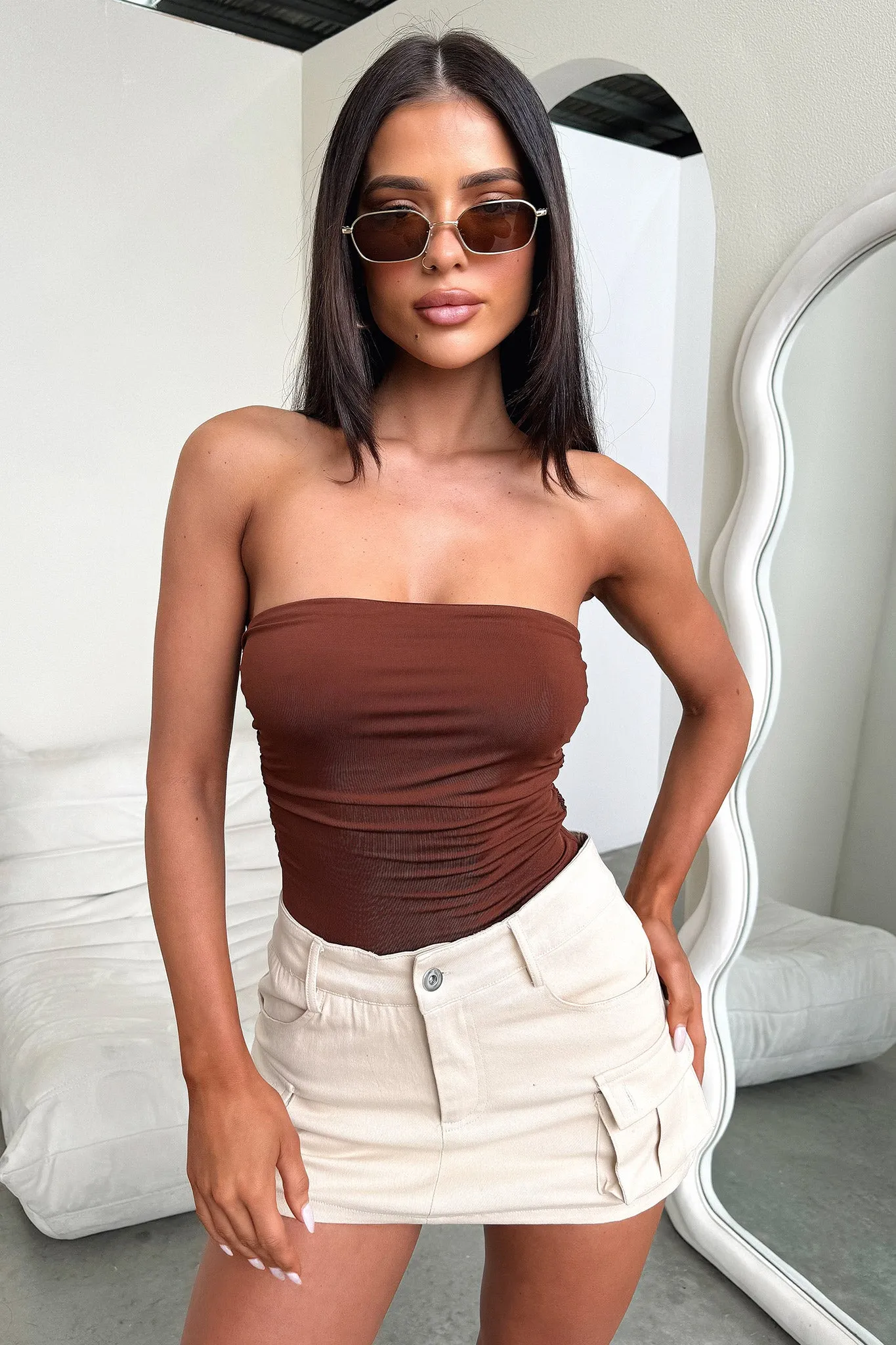 Dinner Resort Charming Relax Valora Bodysuit - Brown