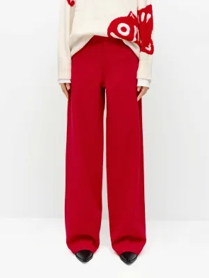 Red Wash Straight Jeans Spring Mood Affordable