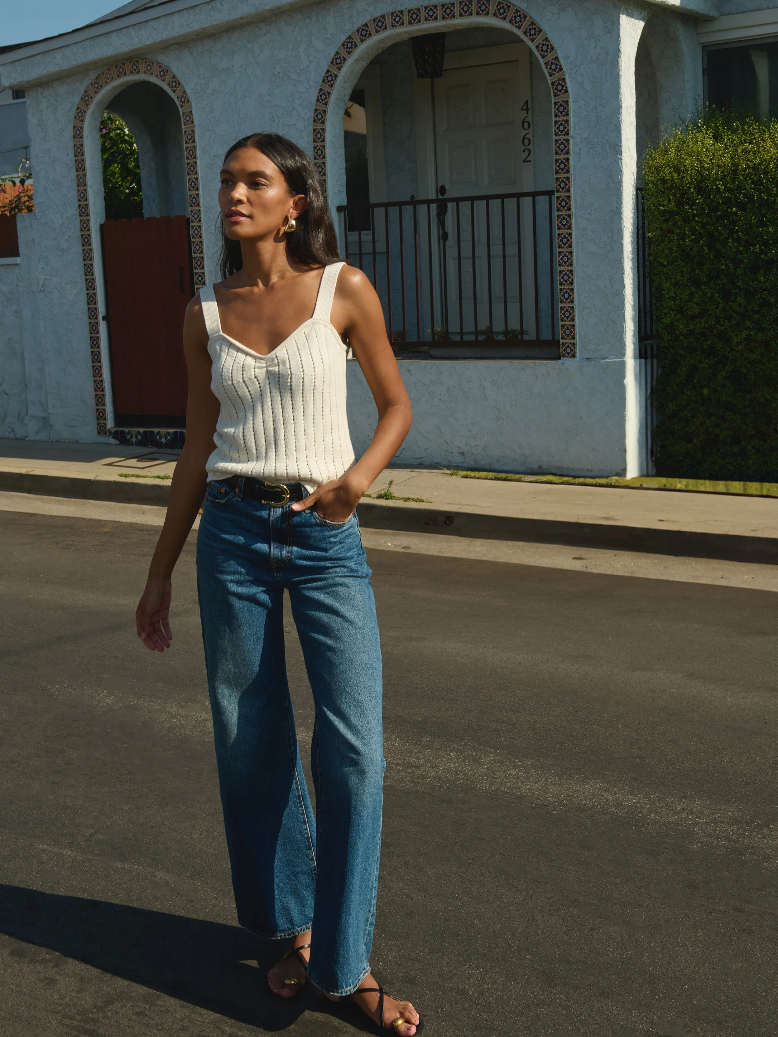 Cali Sweater Tank MachineWashable Fabric Sheer Glow